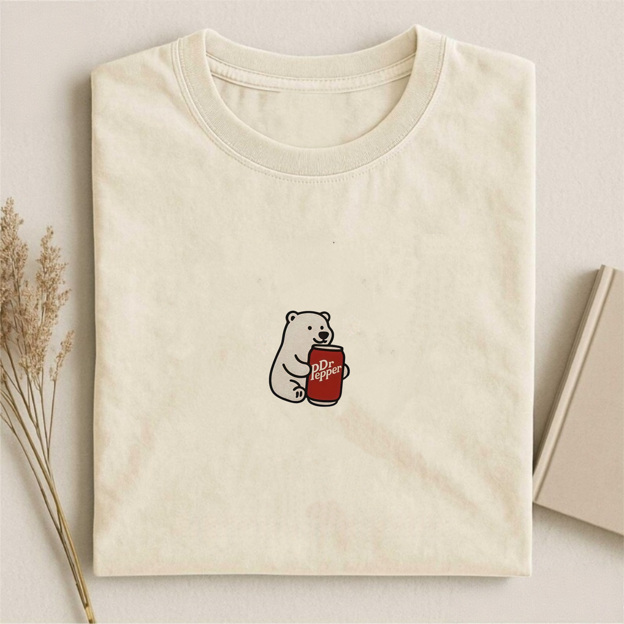 Embroidered Polar Bear T-shirt