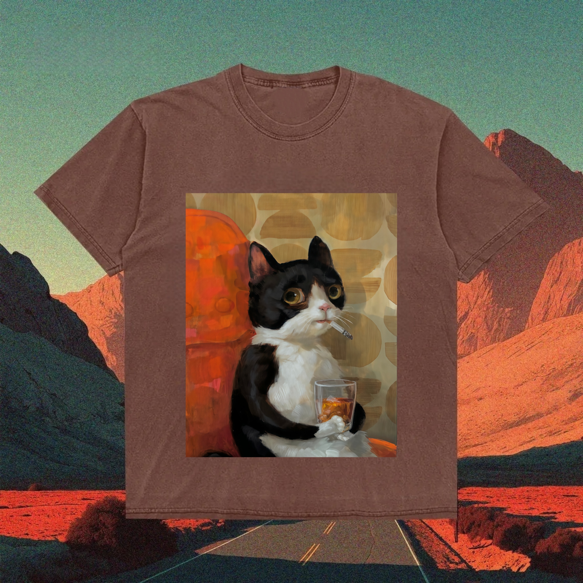 The Original Smoking Cat T-shirt