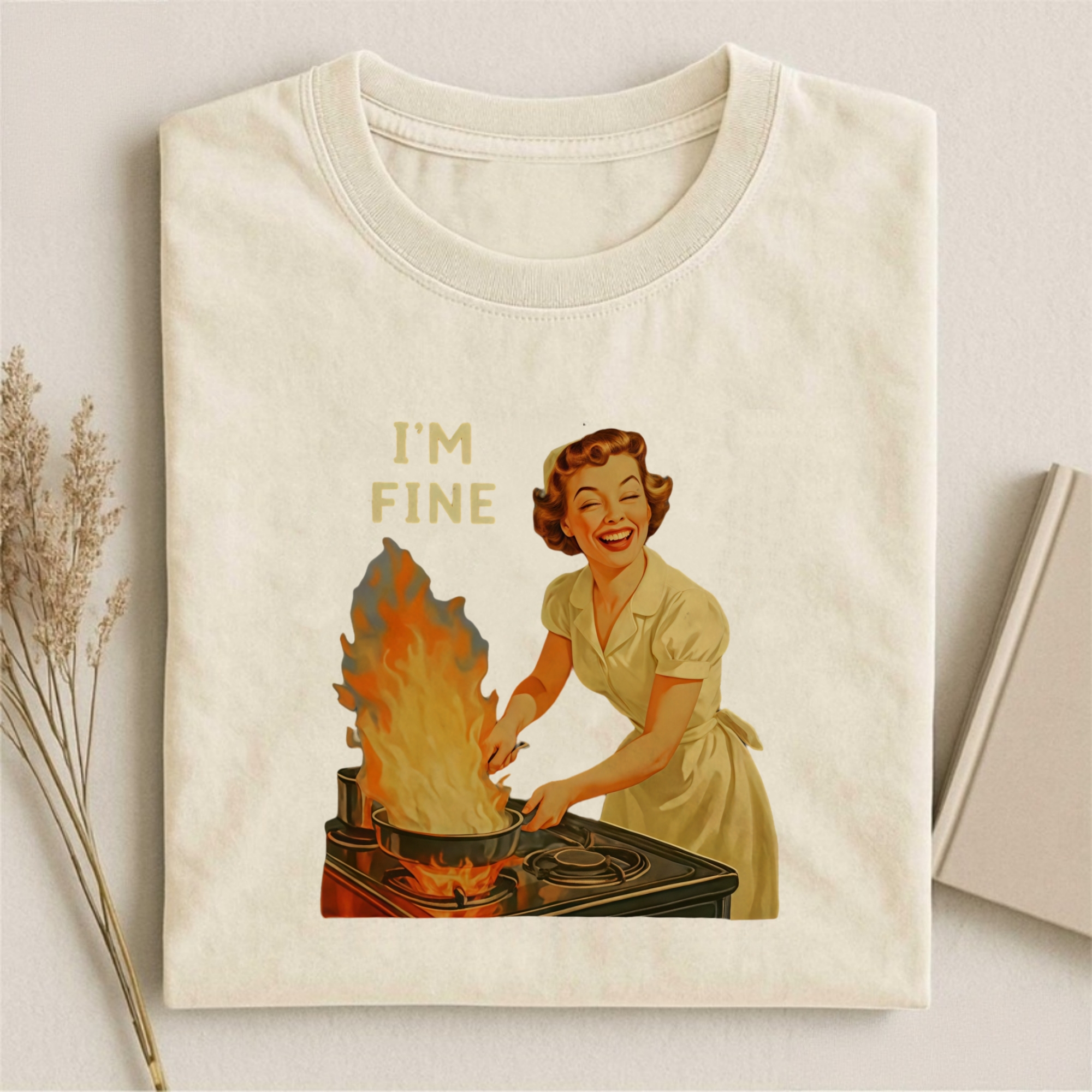 I’m Fine Retro T-shirt