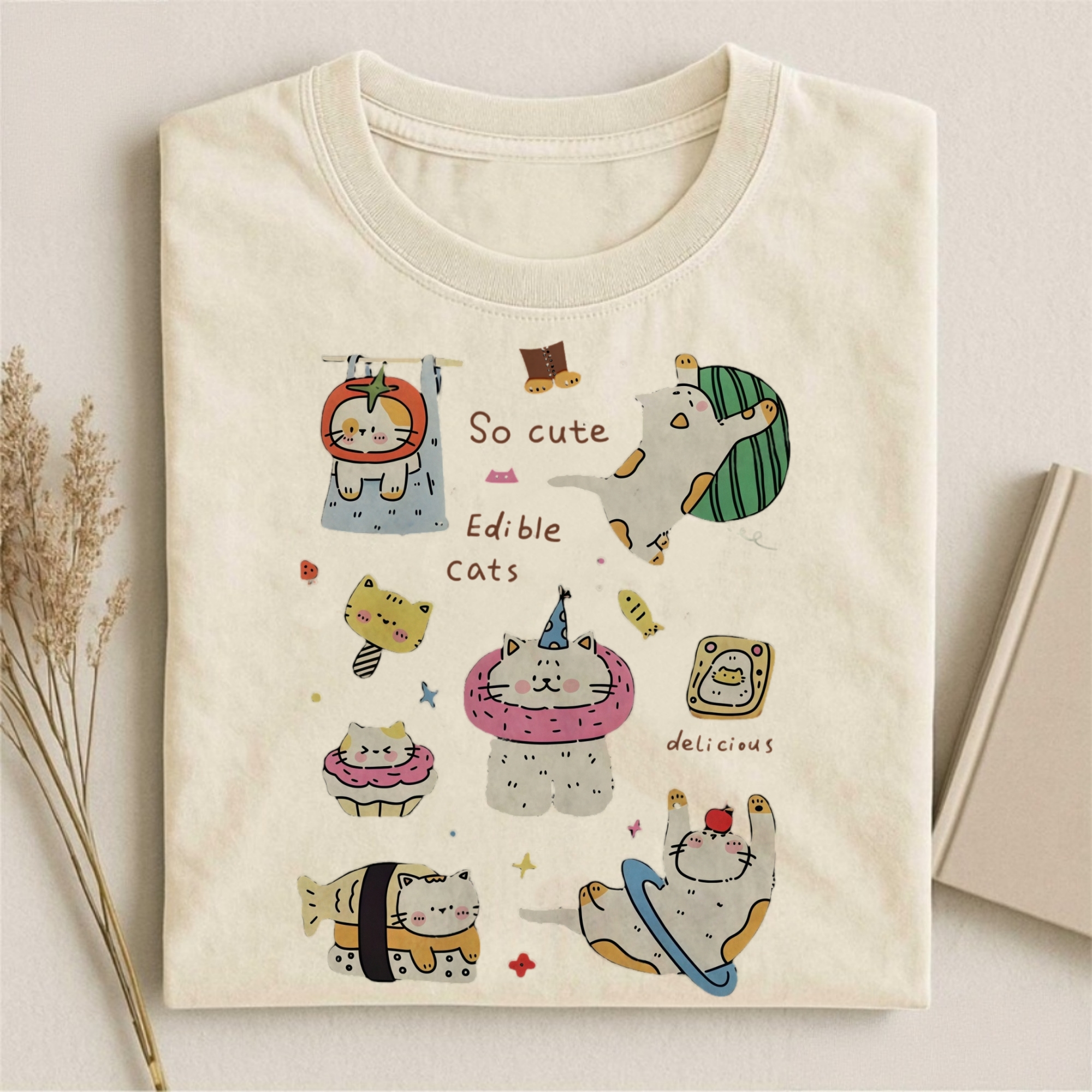 So Cute Edible Cats T-shirt