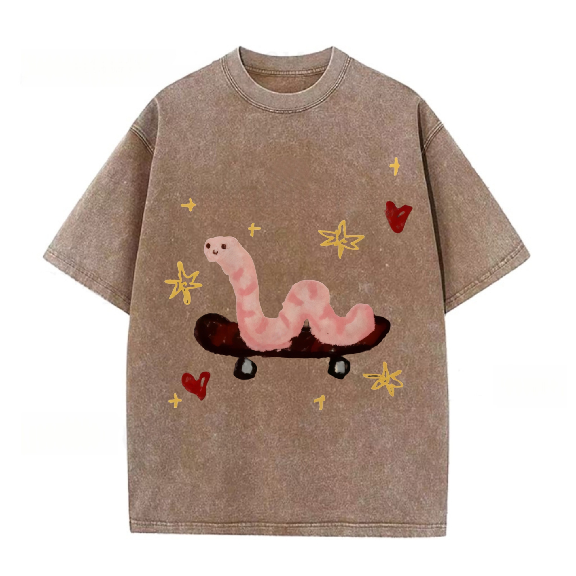 The Caterpillar On A Skateboard T-shirt