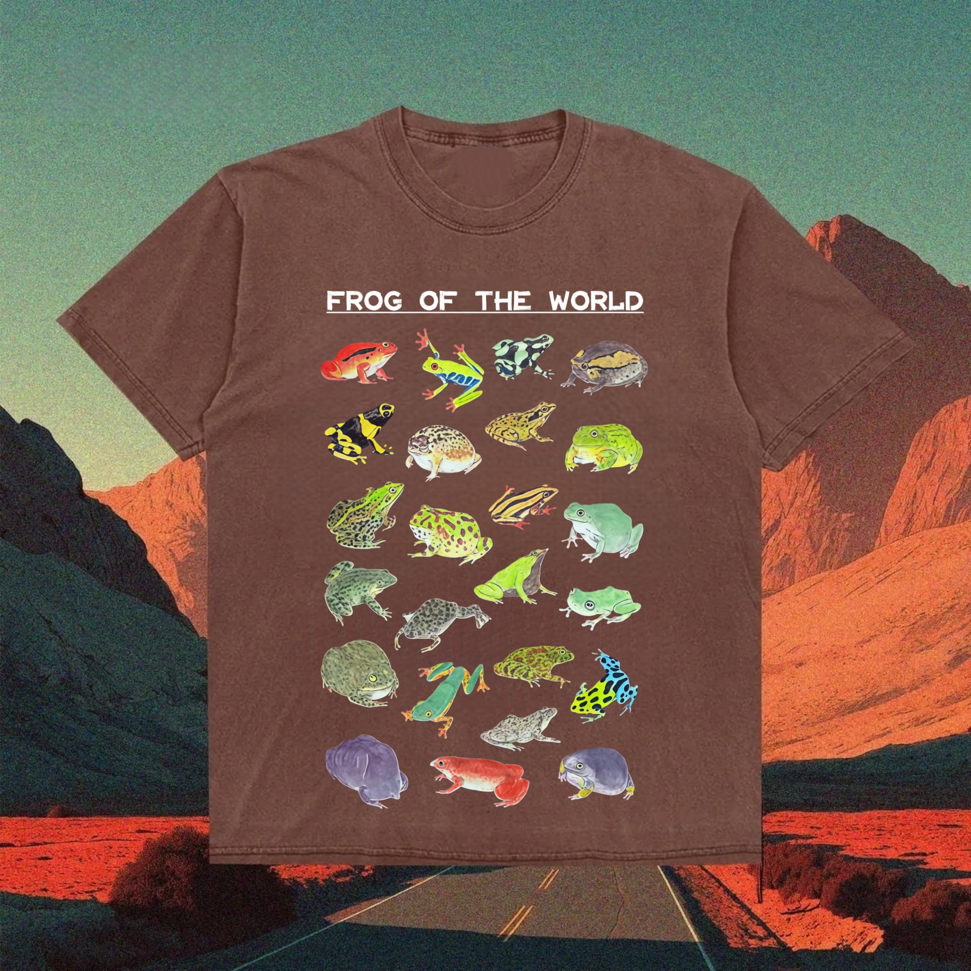 Frogs Of The World T-shirt