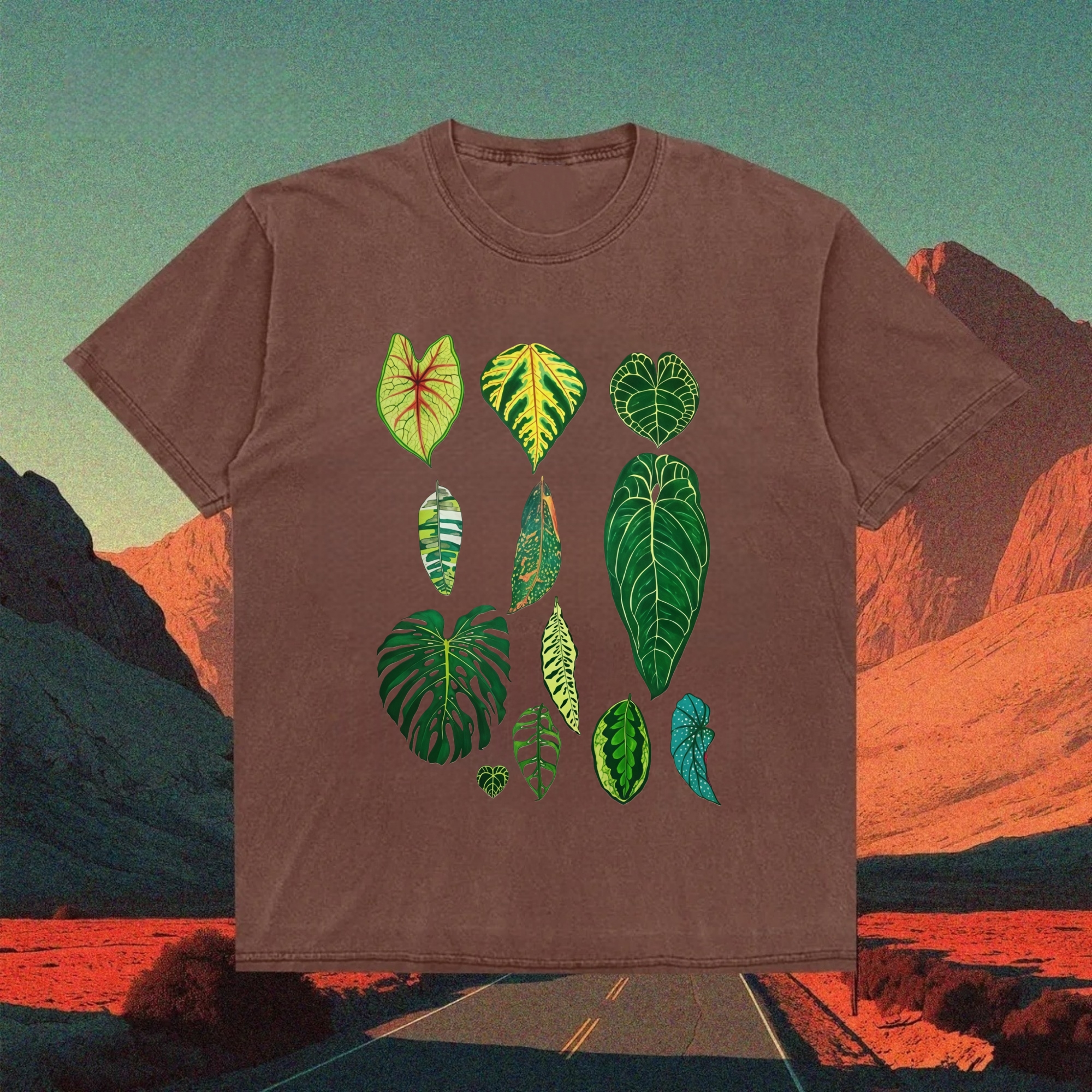 Tropical Plant Leaves T-shirt