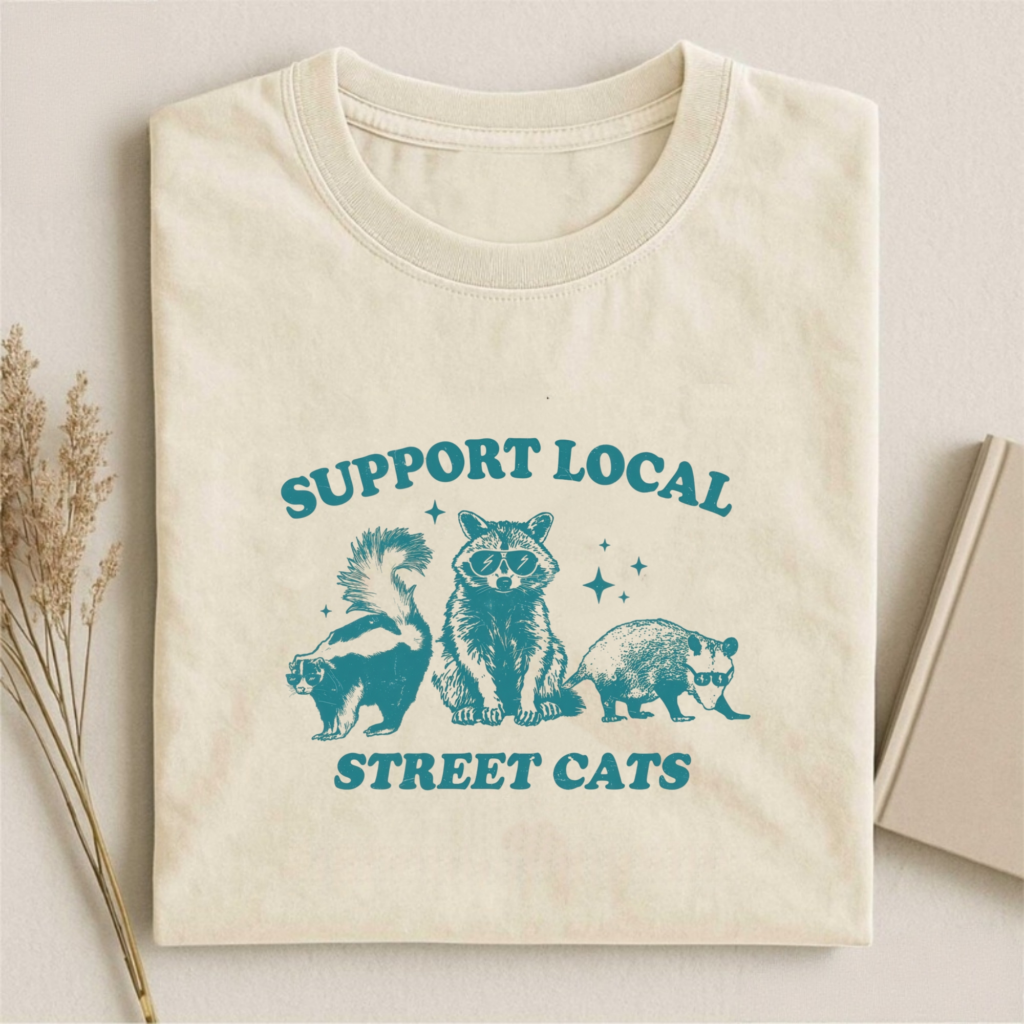 Support Your Local Street Cats T-shirt