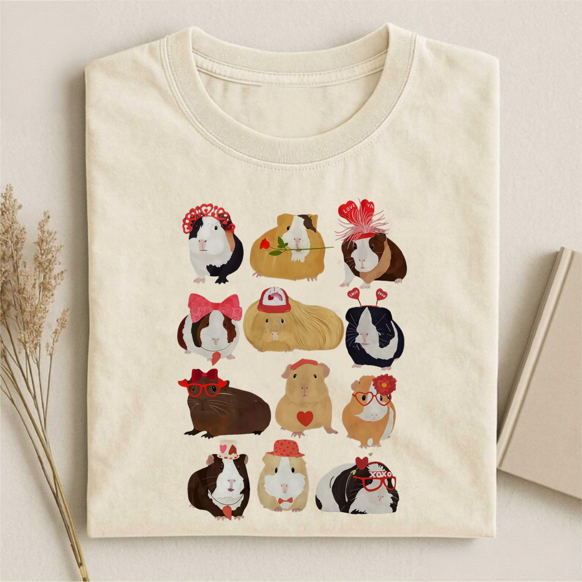 Valentine's Day Guinea Pig T-shirt
