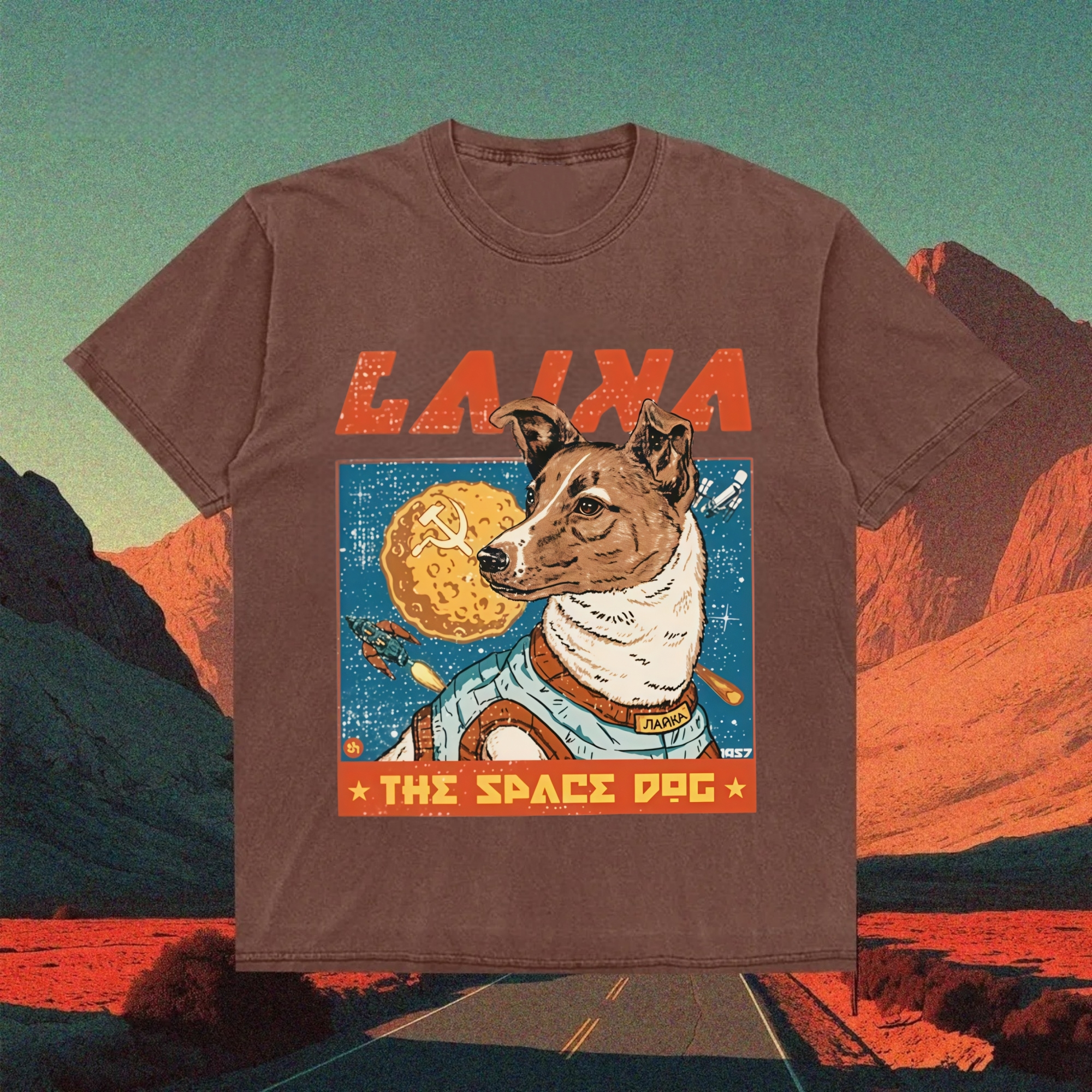 Laika The Space Dog T-shirt