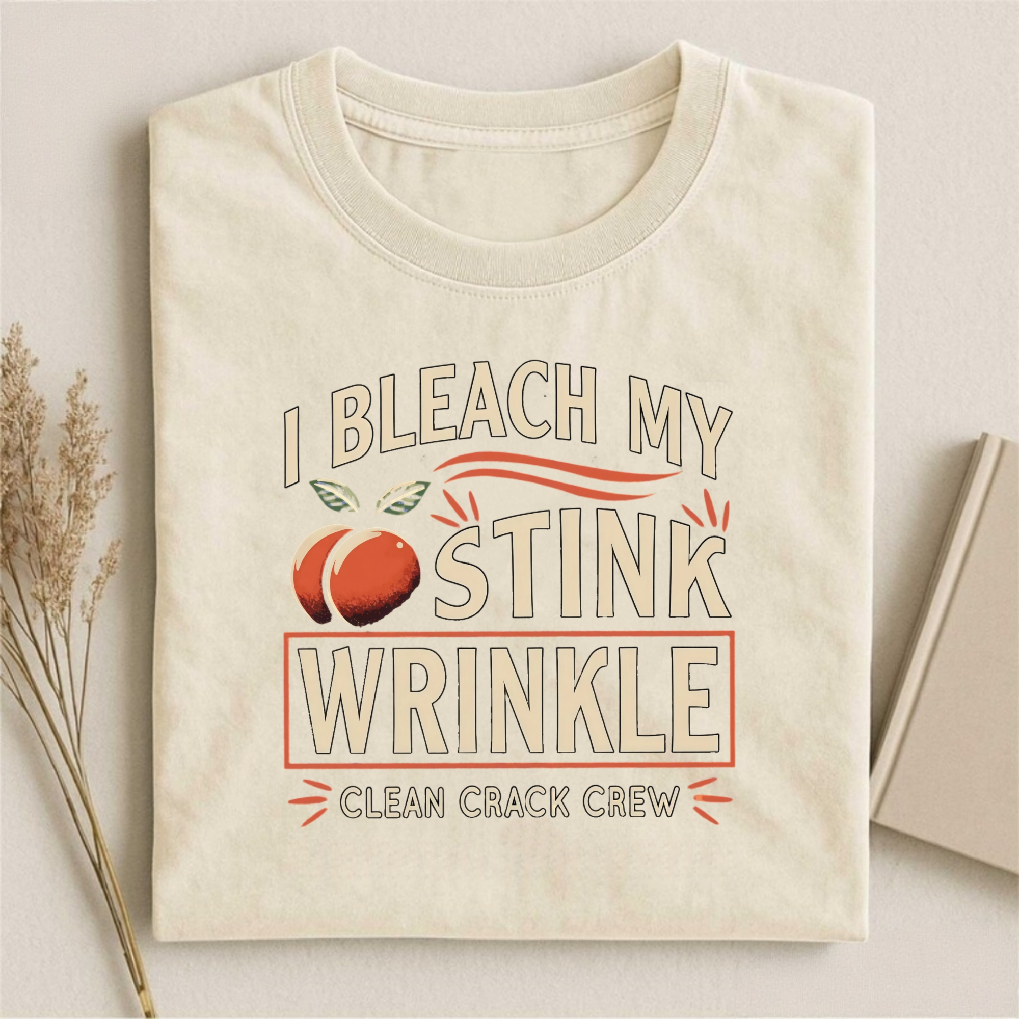 I Bleach My Stink Wrinkle T-shirt