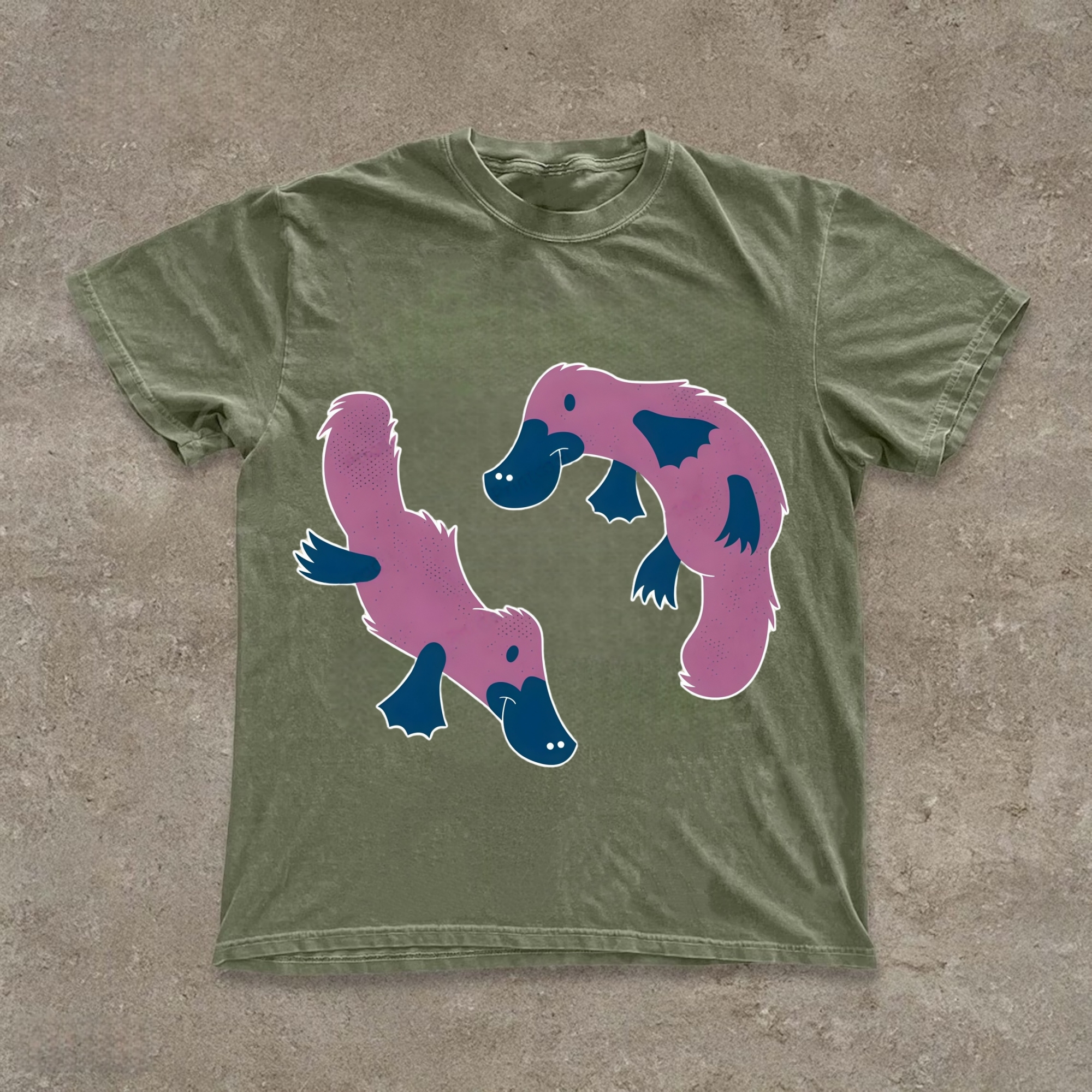 Two Pink Platypuses T-shirt