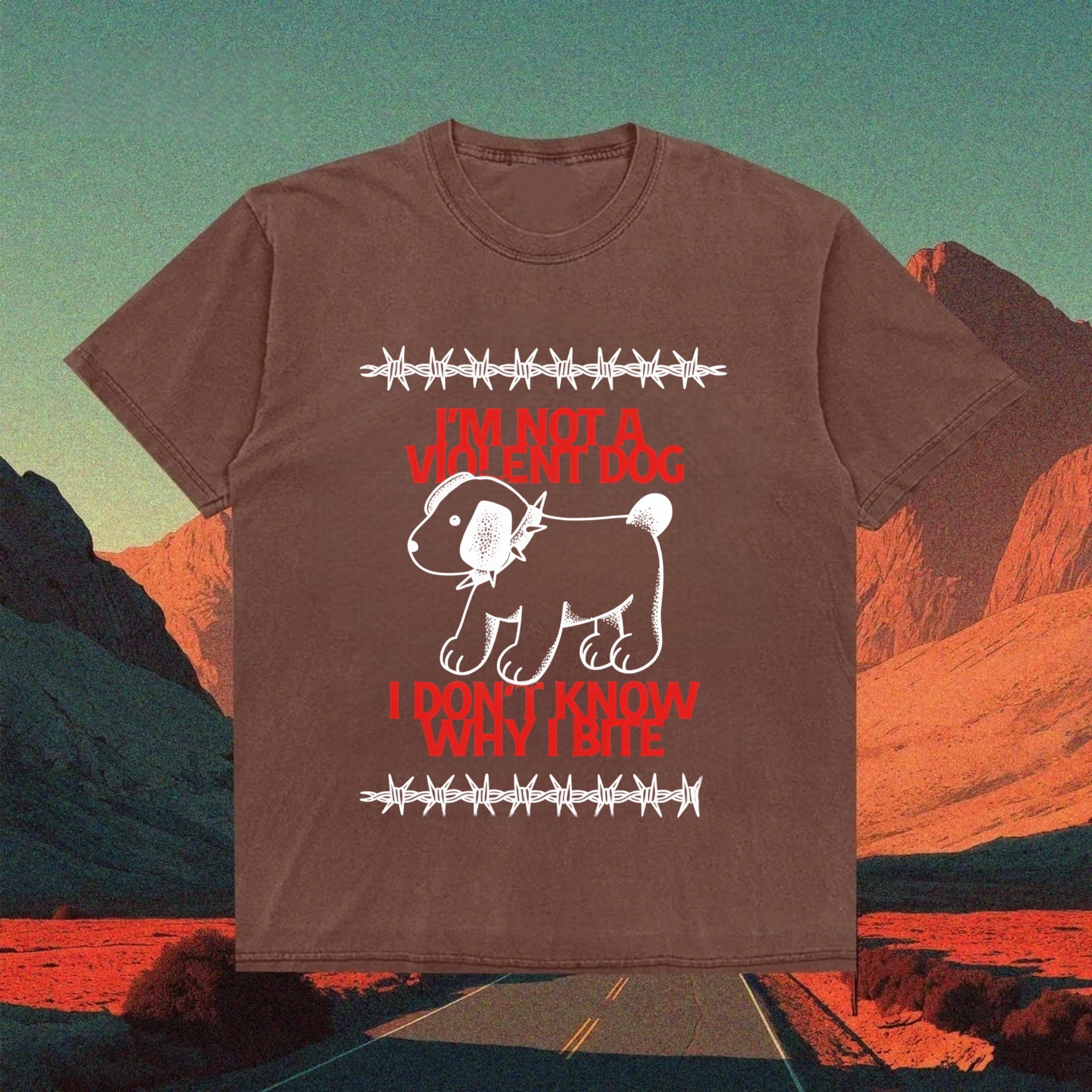 I'm Not A Violent Dog T-shirt