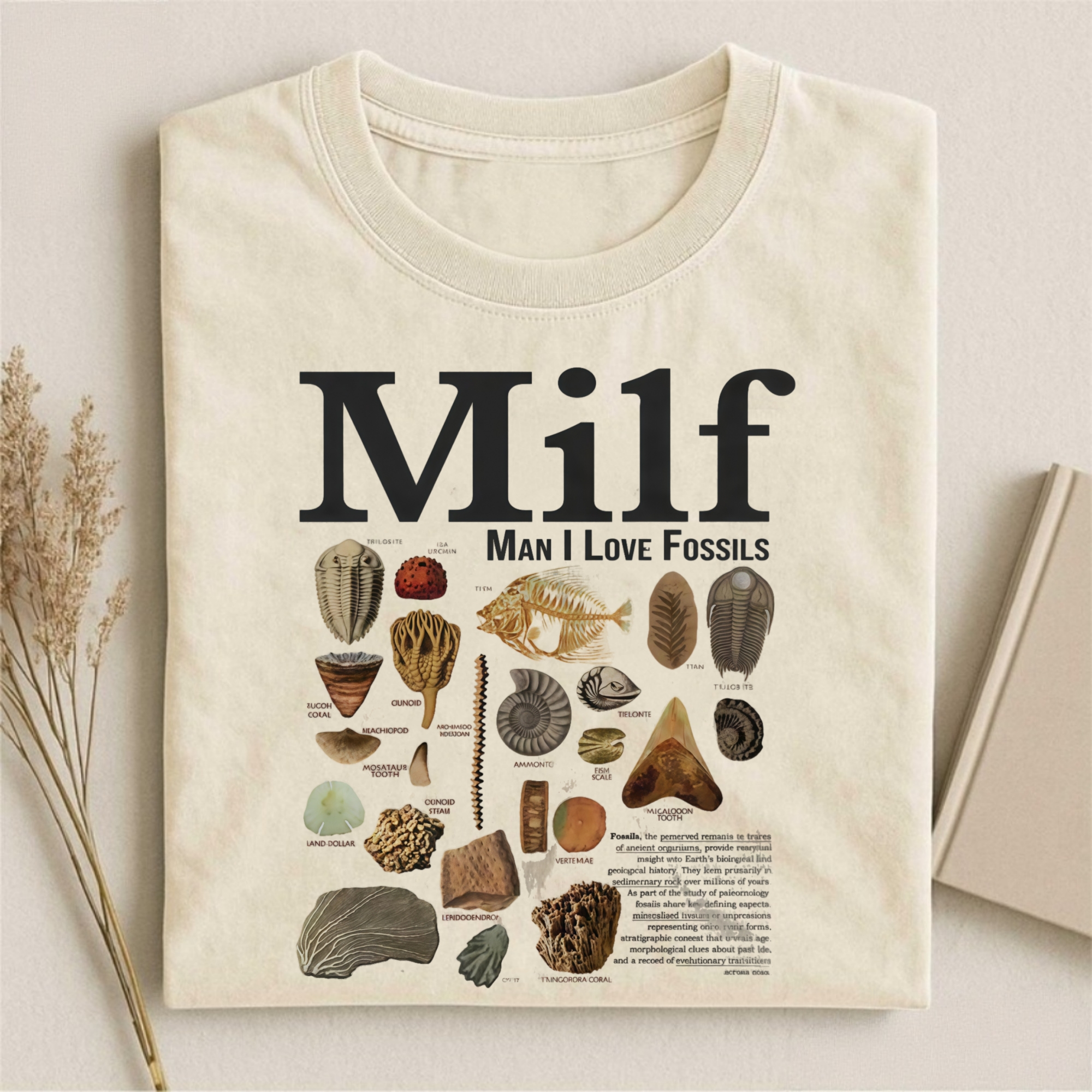 Man I Love Fossils Vintage T-shirt