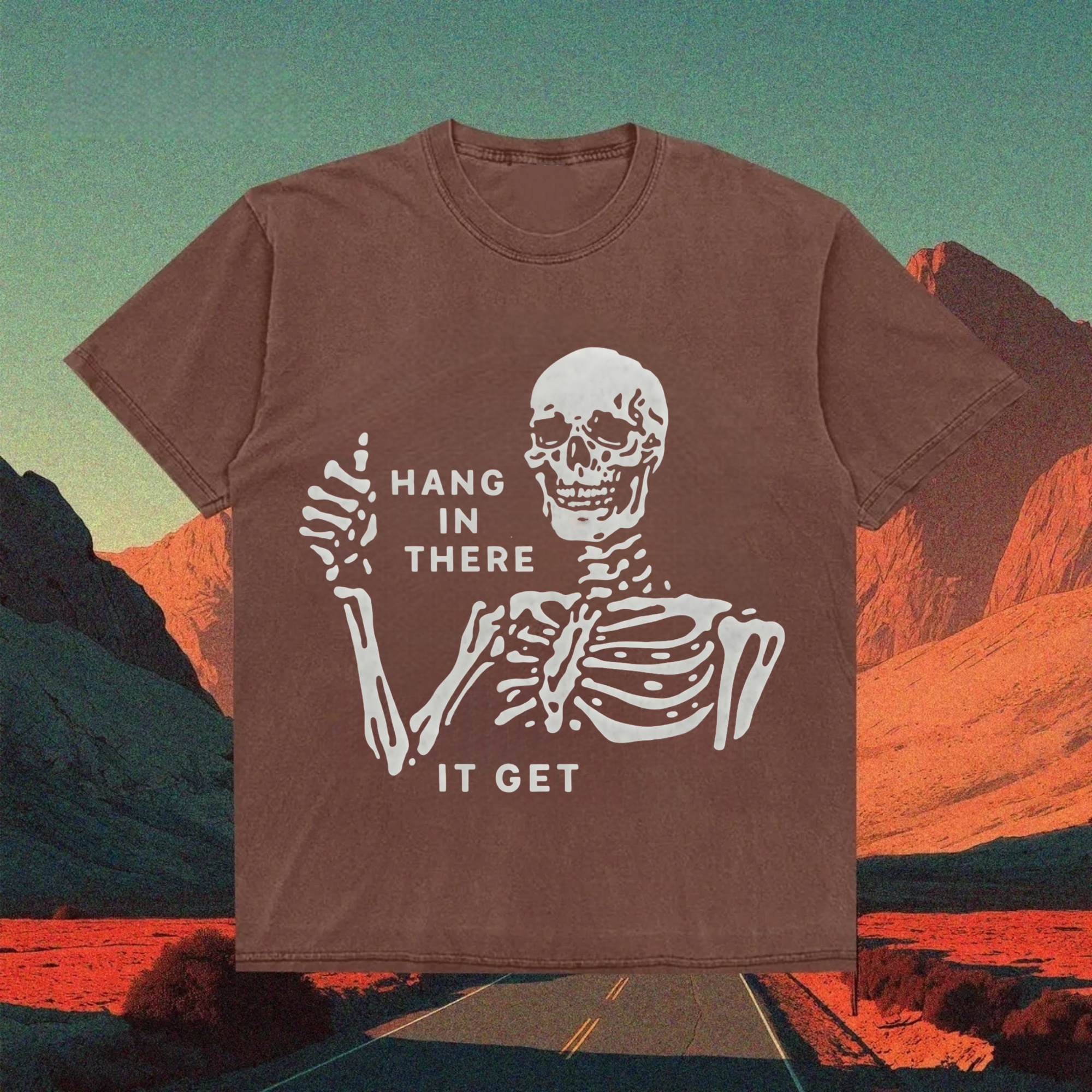 Skeleton With Humorous Encouragement T-shirt