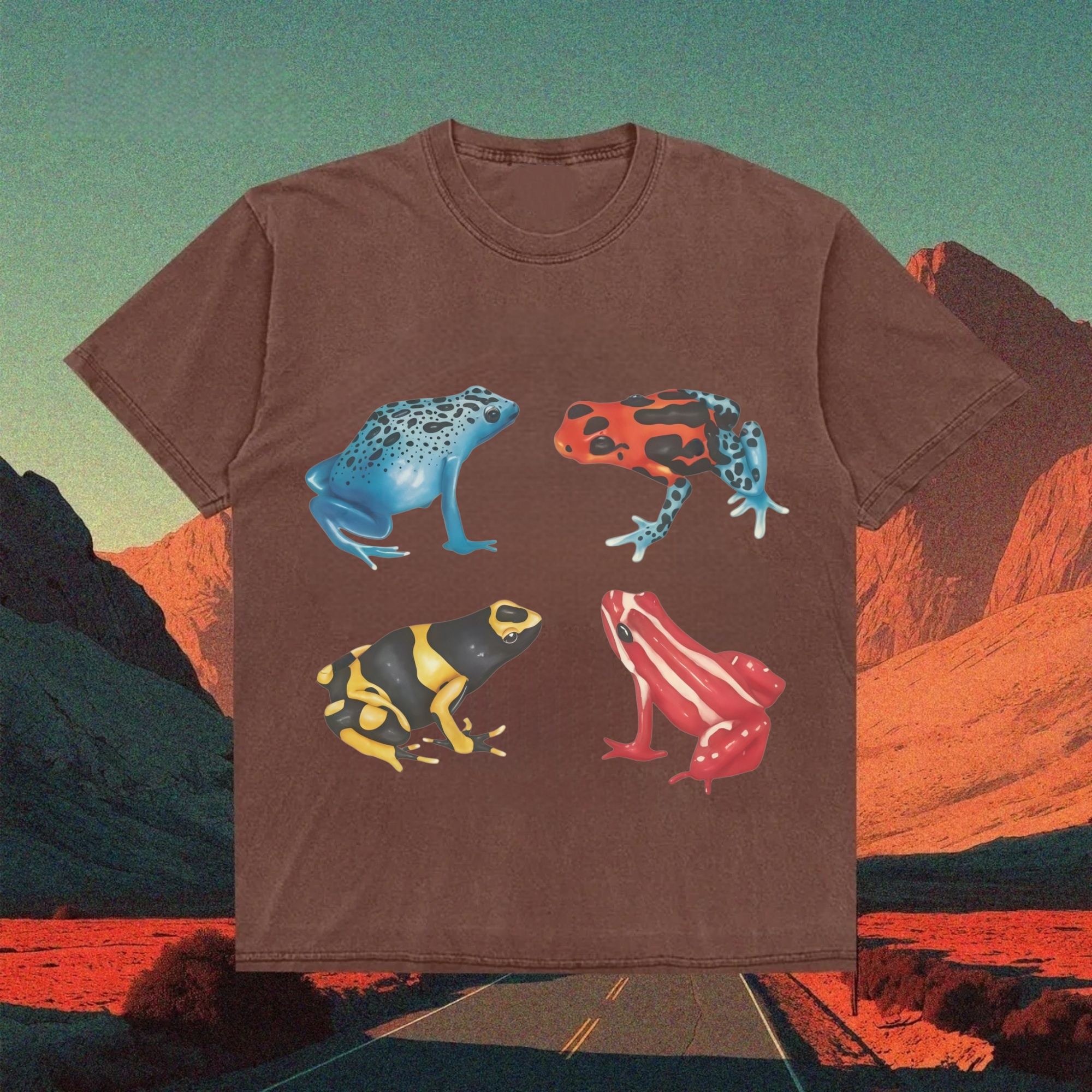 Vibrant Poison Dart Frog Collection T-shirt