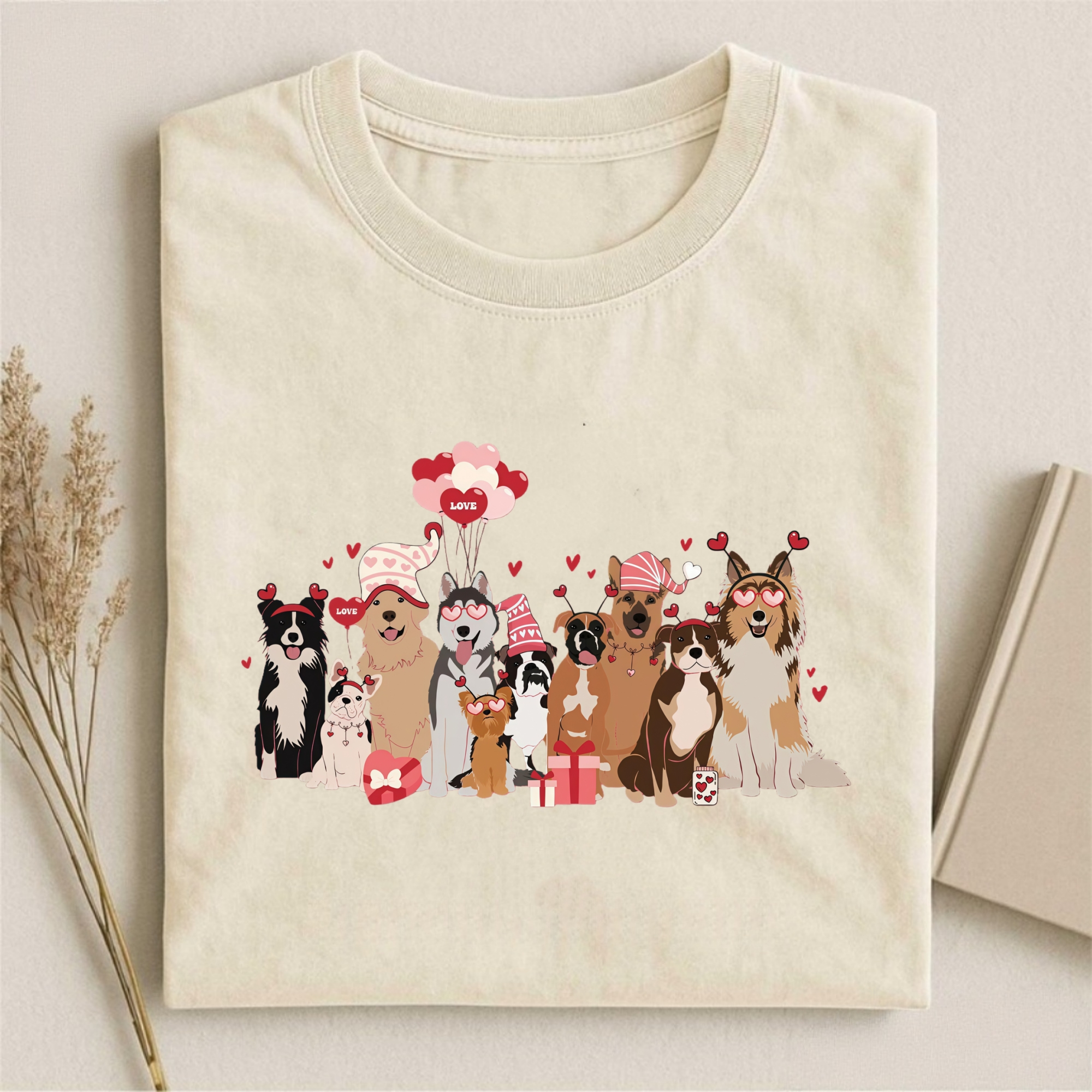 Valentines Dogs T-shirt