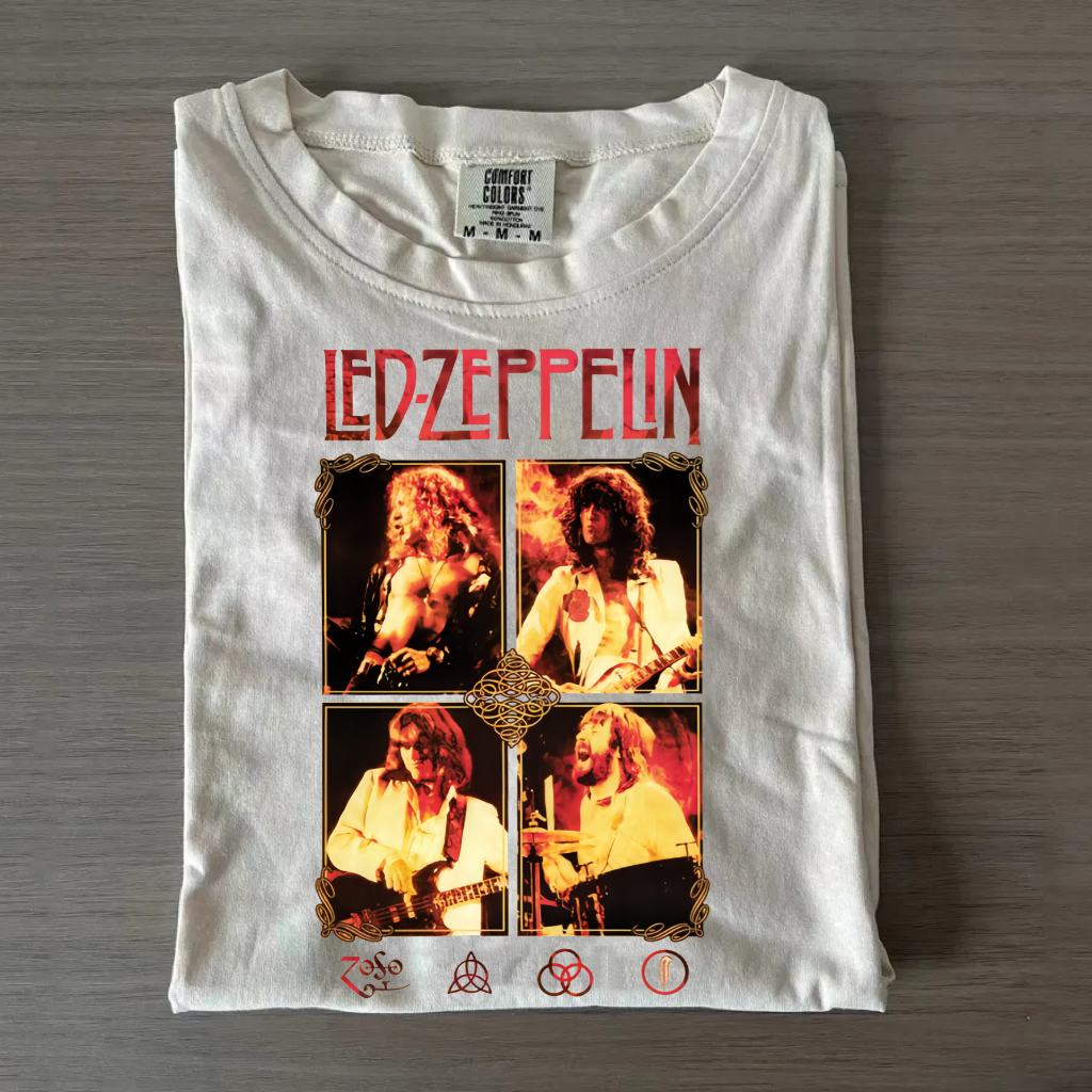 Retro Style Rock Band T-shirt