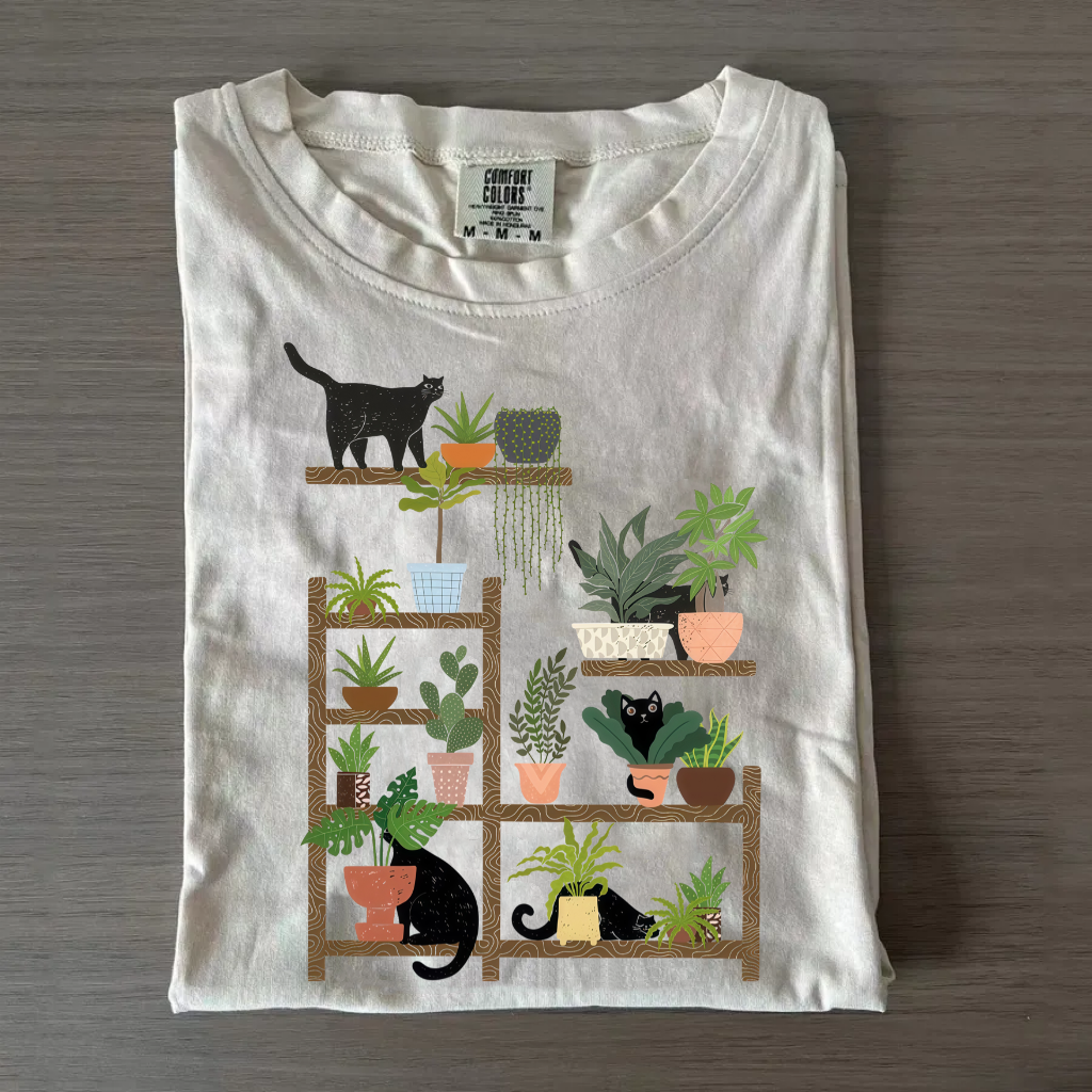 Cats and Plants Shirt