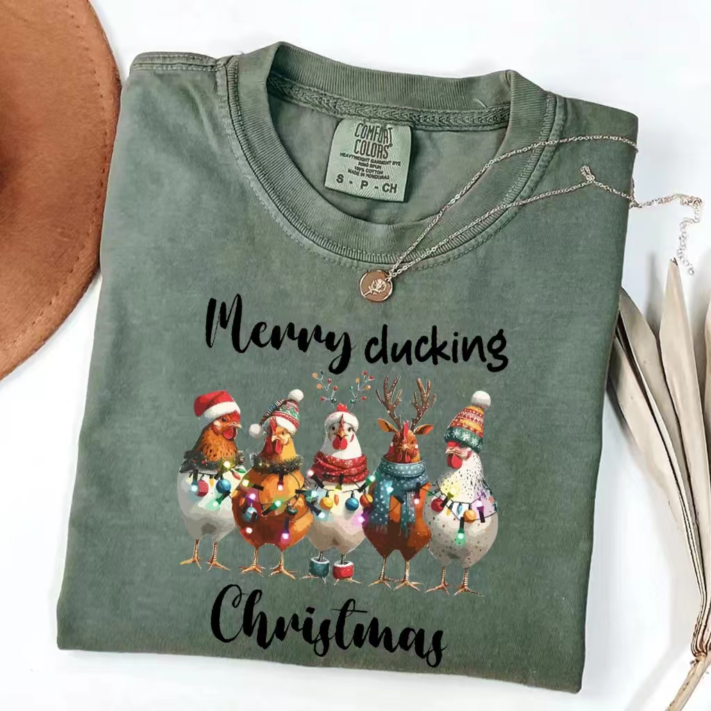 Merry Clucking Christmas T-Shirt