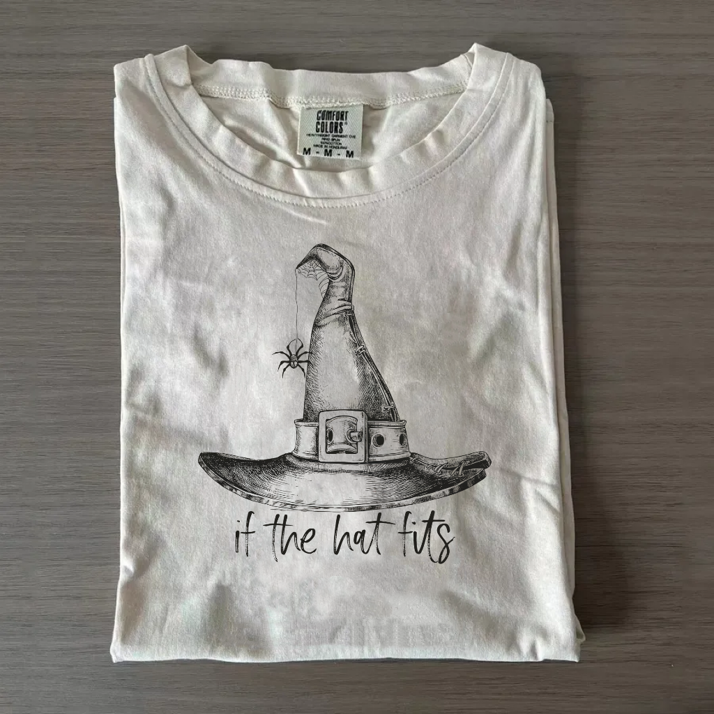 If The Hat Fits Witch Halloween Shirt