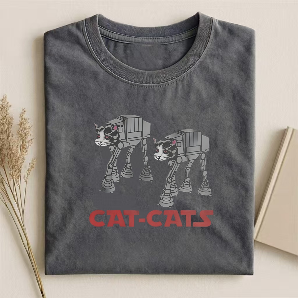 Walking Robot Cat T-shirt