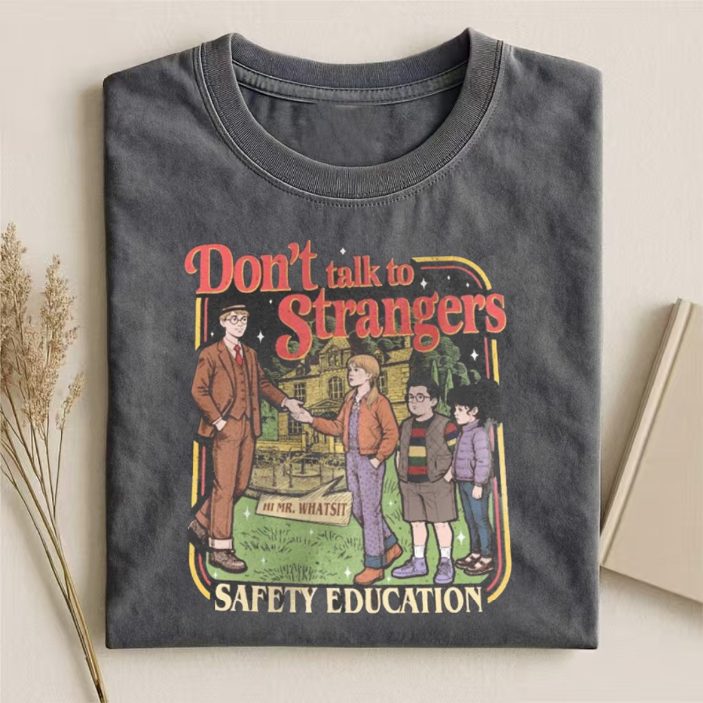 "Don’t Talk To Strangers" Vintage T-Shirt