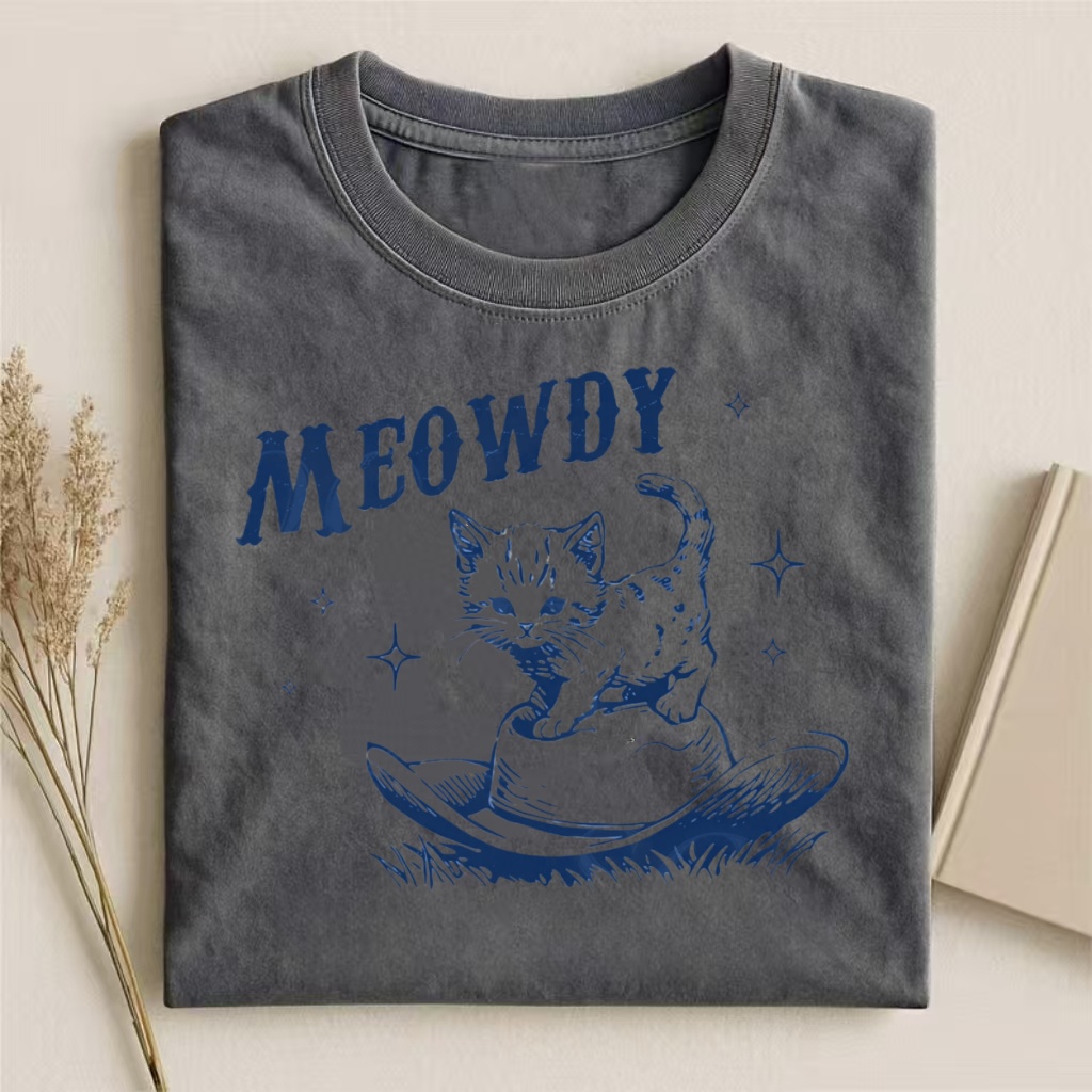 "Meowdy" Cowboy Cat T-shirt