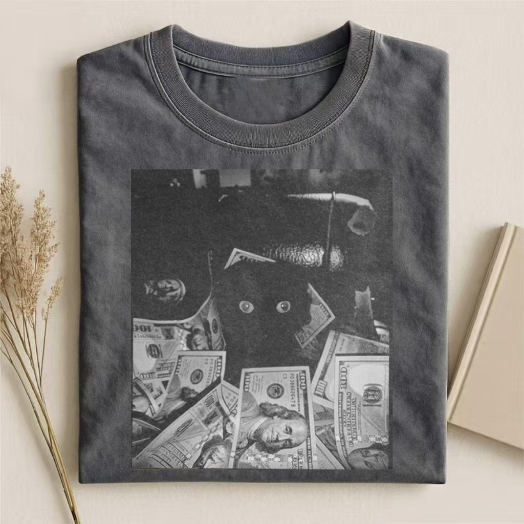 Money Cat Aesthetic T-shirt