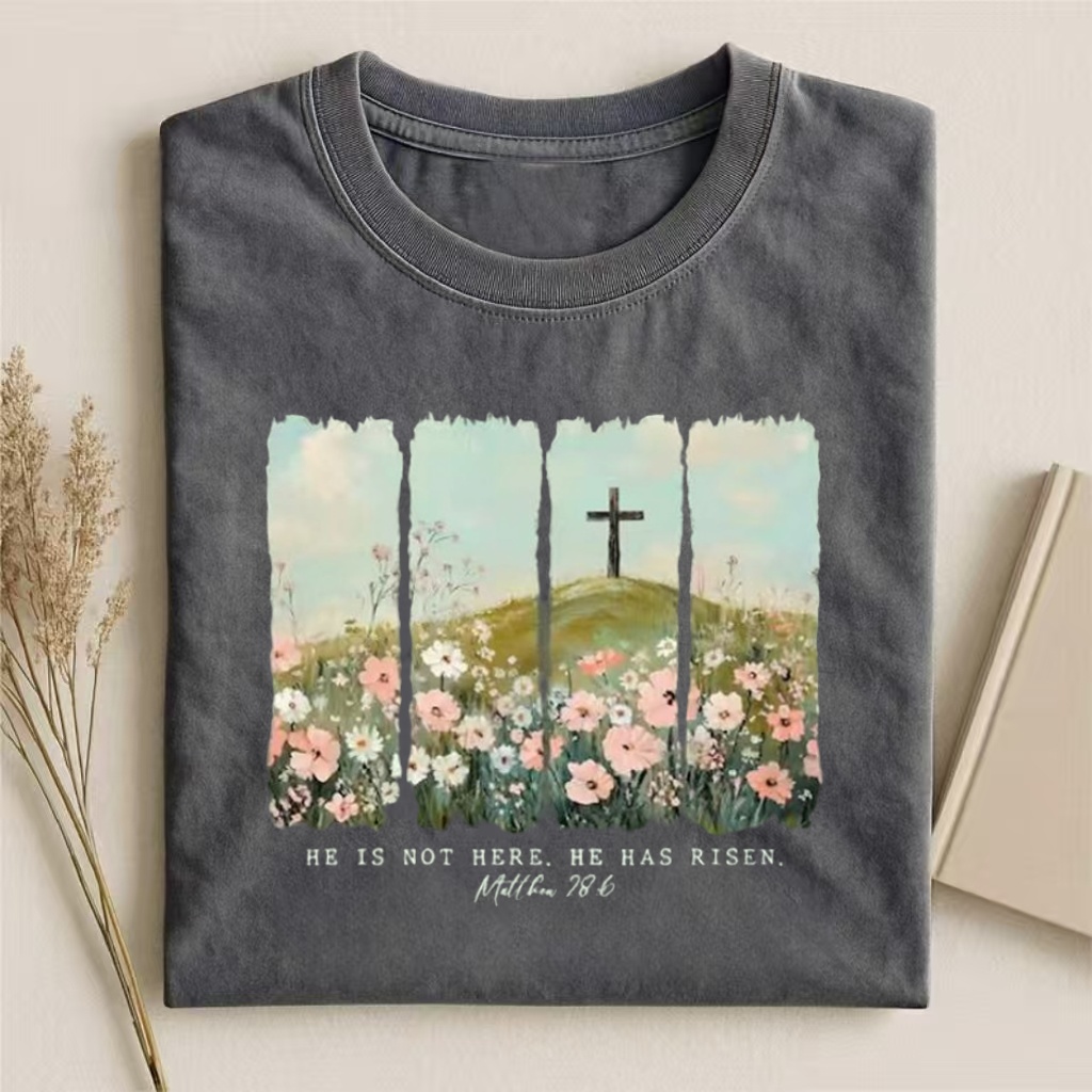 He is not here, he has risen T-shirt