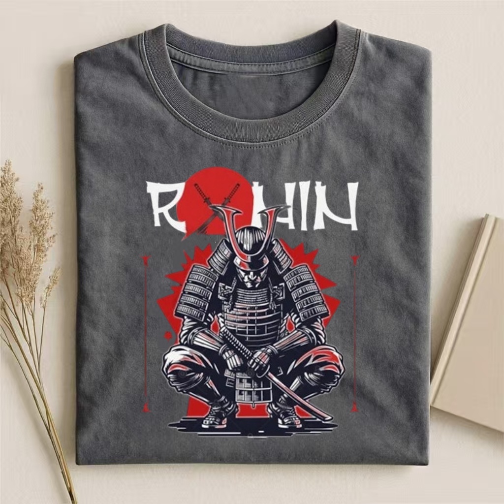 Ronin Samurai Retro Graphic T-shirt