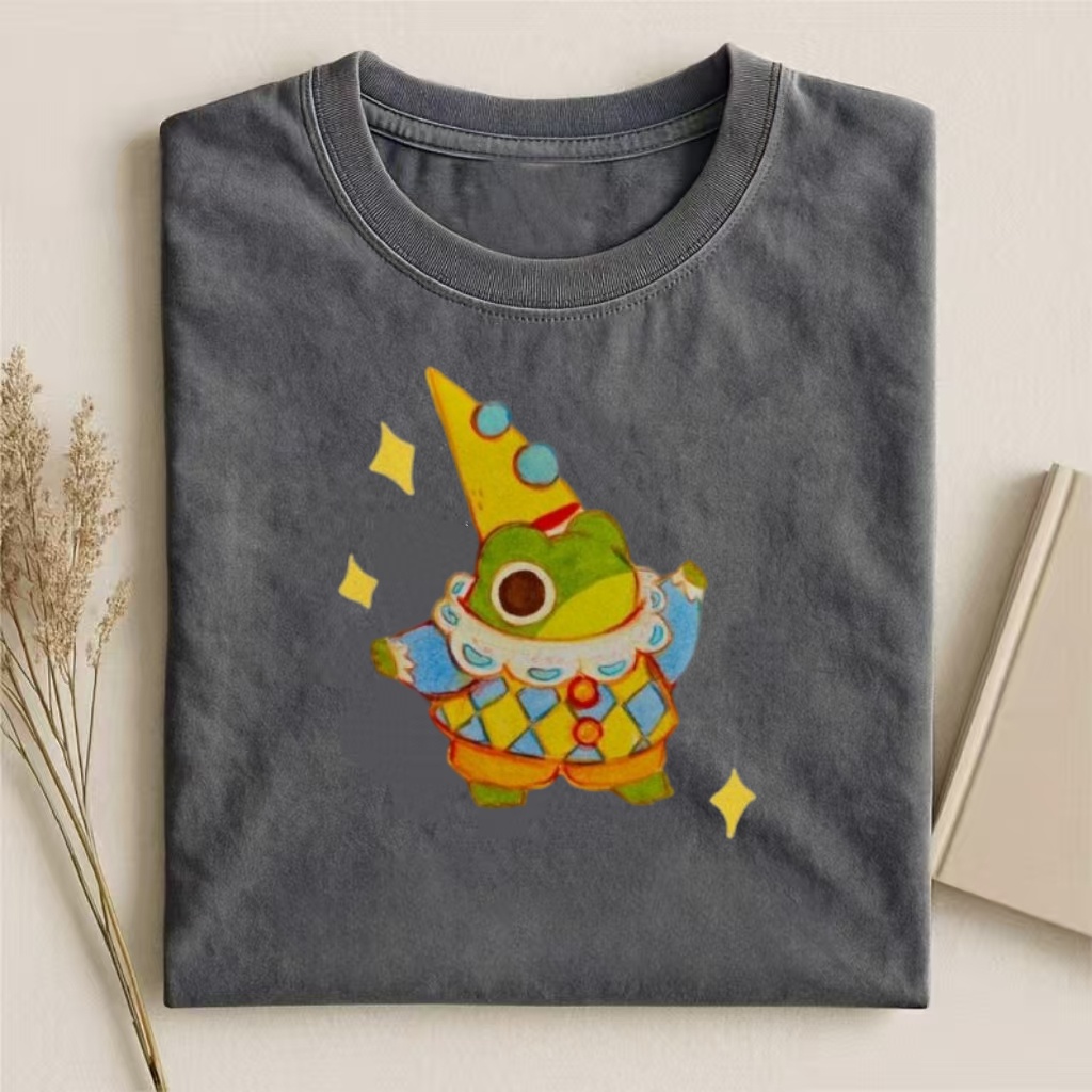 Clown Frog Cropped T-shirt