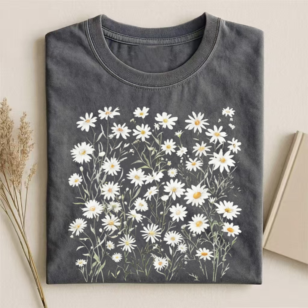 Daisy Field Vintage Botanical T-shirt
