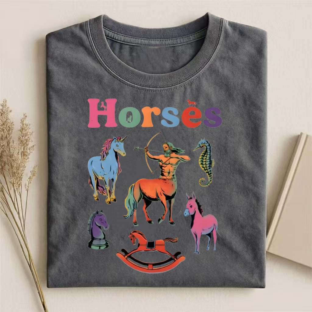 "Horses" Funny Pun Graphic T-shirt