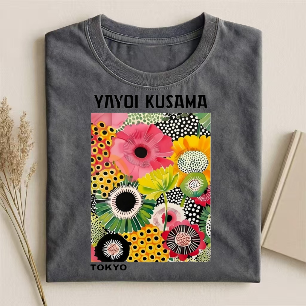 Yayoi Kusama Tokyo Floral Art T-shirt