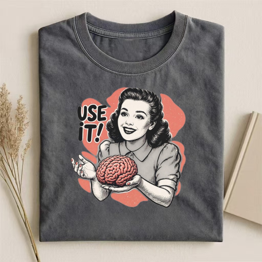 "Use It!" Retro Brain Art T-shirt