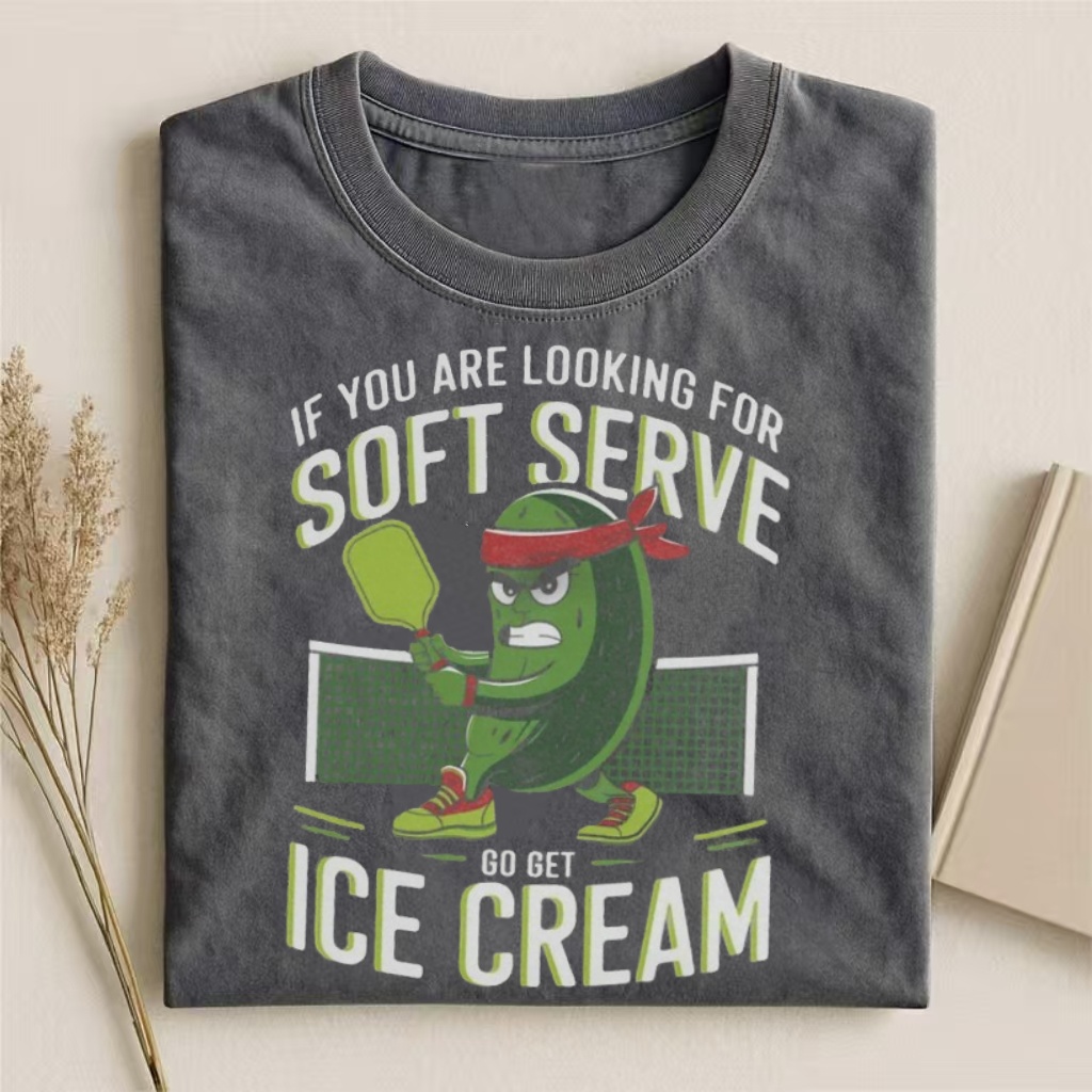 Soft Serve Pickleball Joke T-shirt