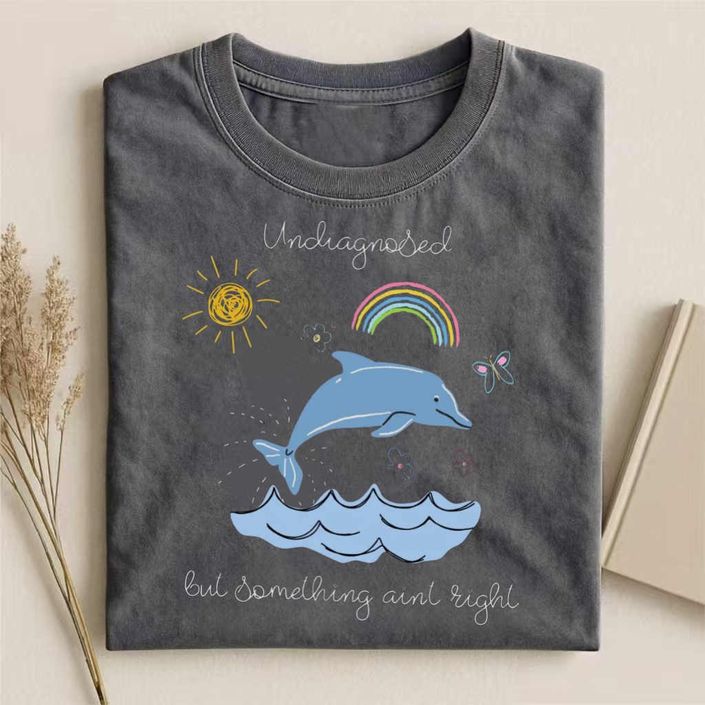 "Undiagnosed" Dolphin Meme T-shirt