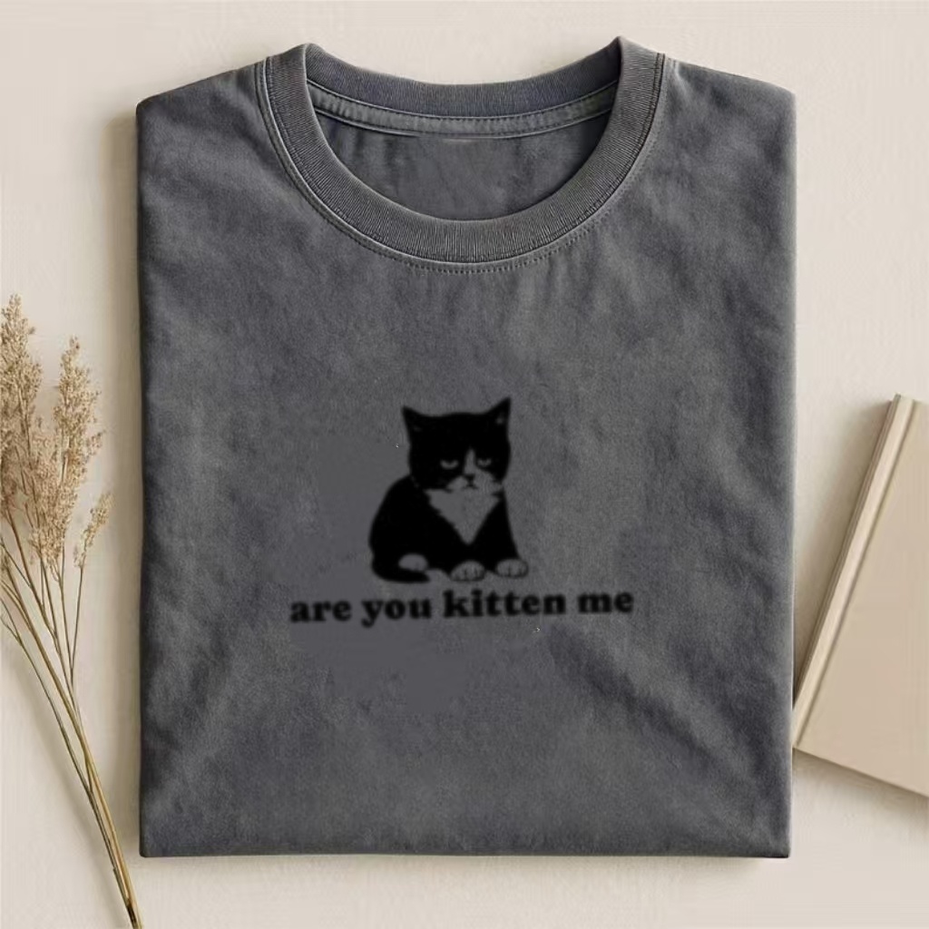 "Are You Kitten Me" Cat Pun Meme T-Shirt
