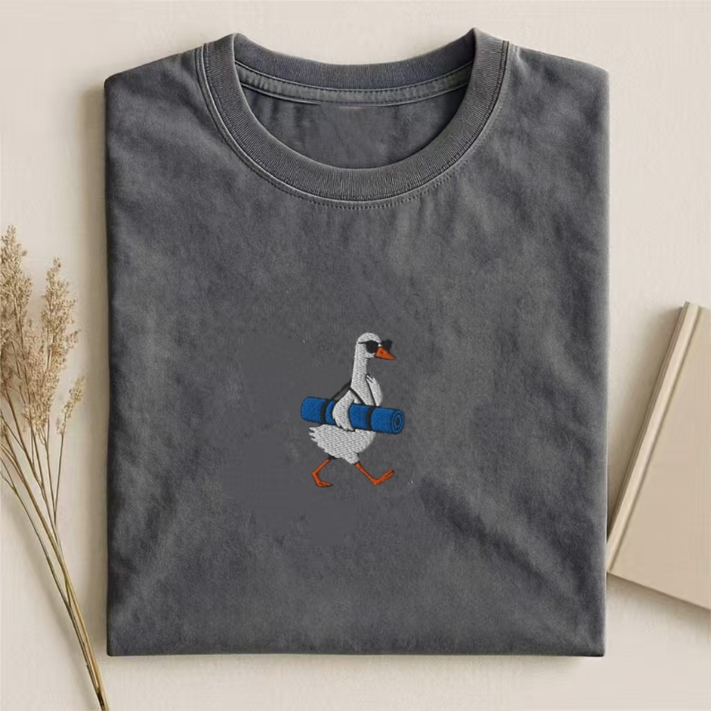 Embroidered Silly Goose T-shirt