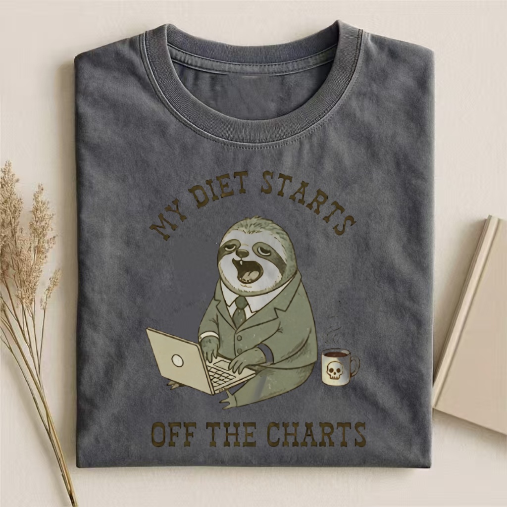 My Diet Starts off the charts T-shirt