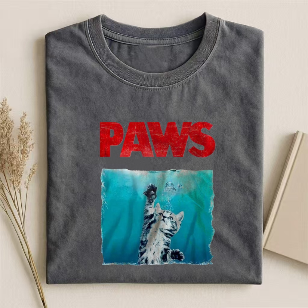 Paws Kitten Jaws Cute Cat Fun T-Shirt