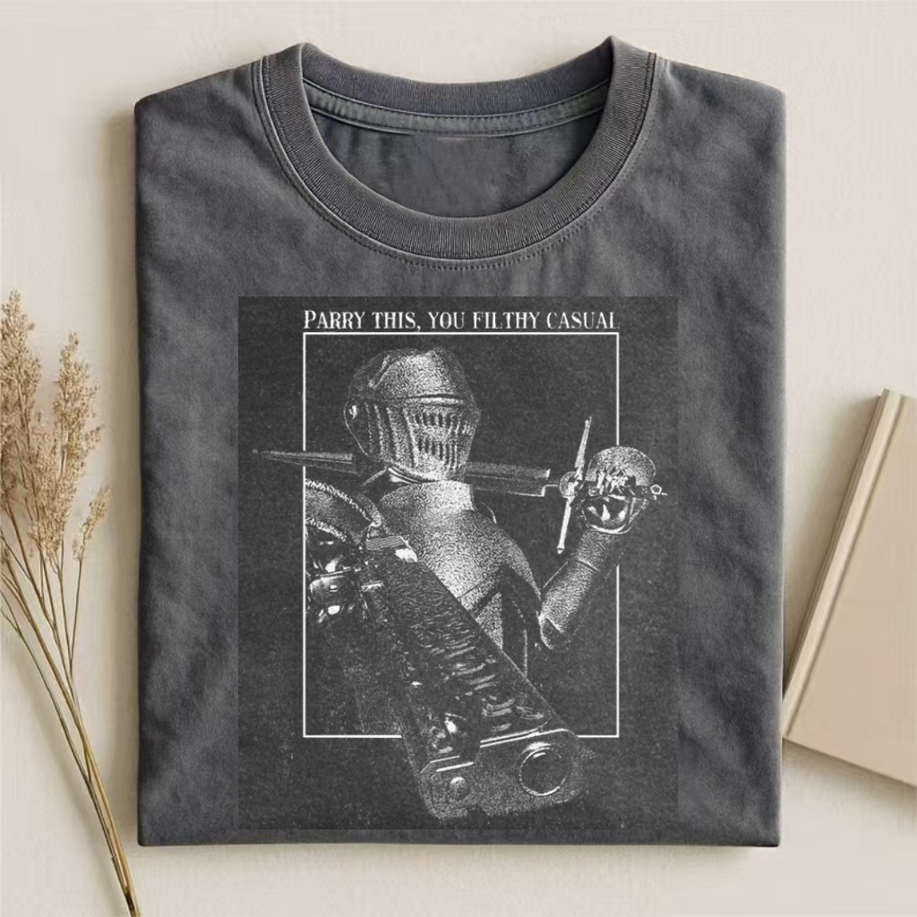 Dark Souls Knight ‘Parry This’ Meme Graphic T-Shirt