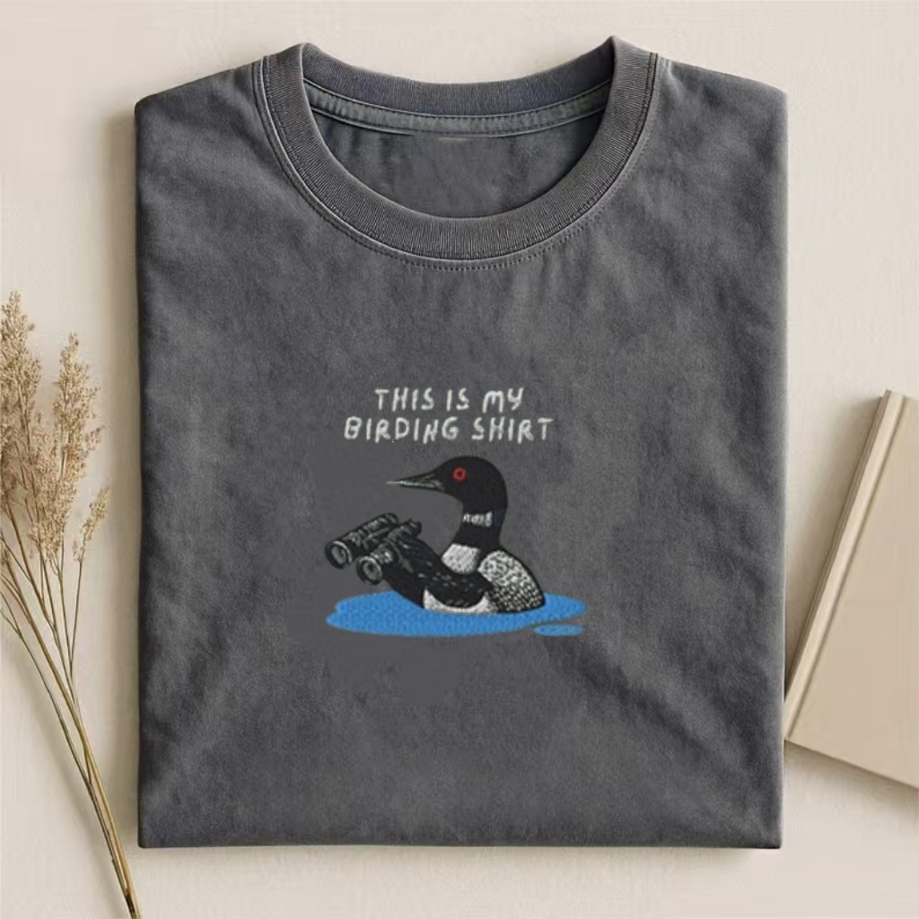 Birdwatching Loon Casual T-Shirt