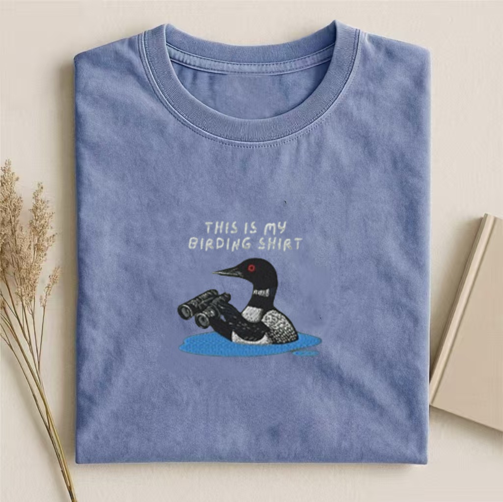 Birdwatching Loon Casual T-Shirt