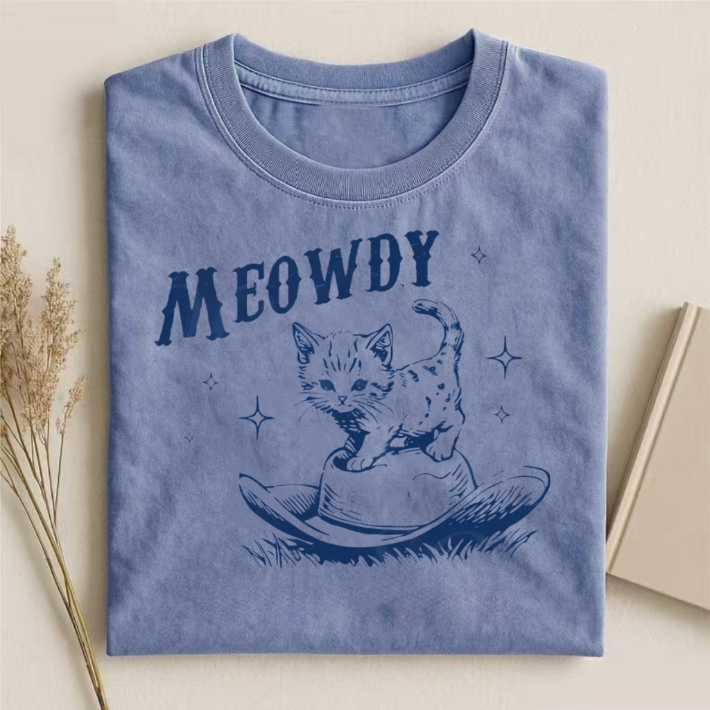 "Meowdy" Cowboy Cat T-shirt