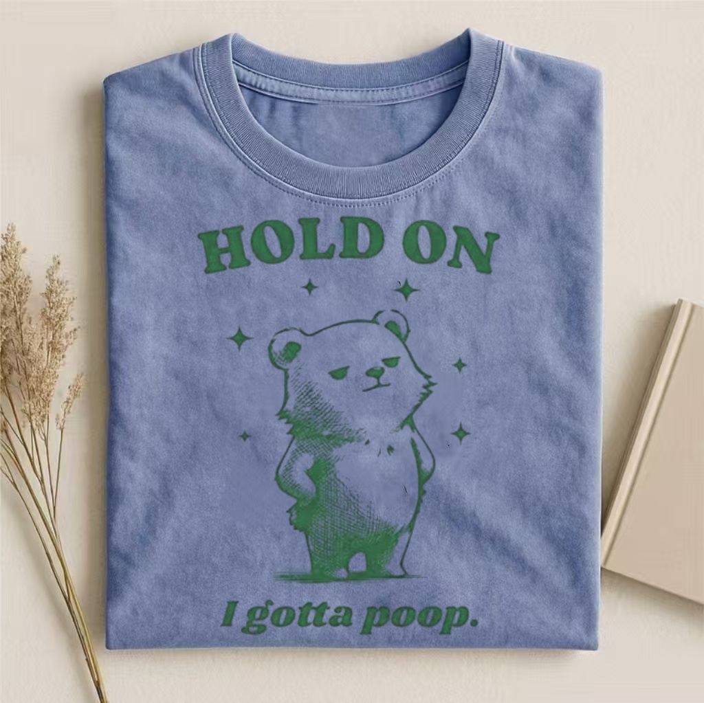 Funny I Gotta Poop Meme Bear T-shirt