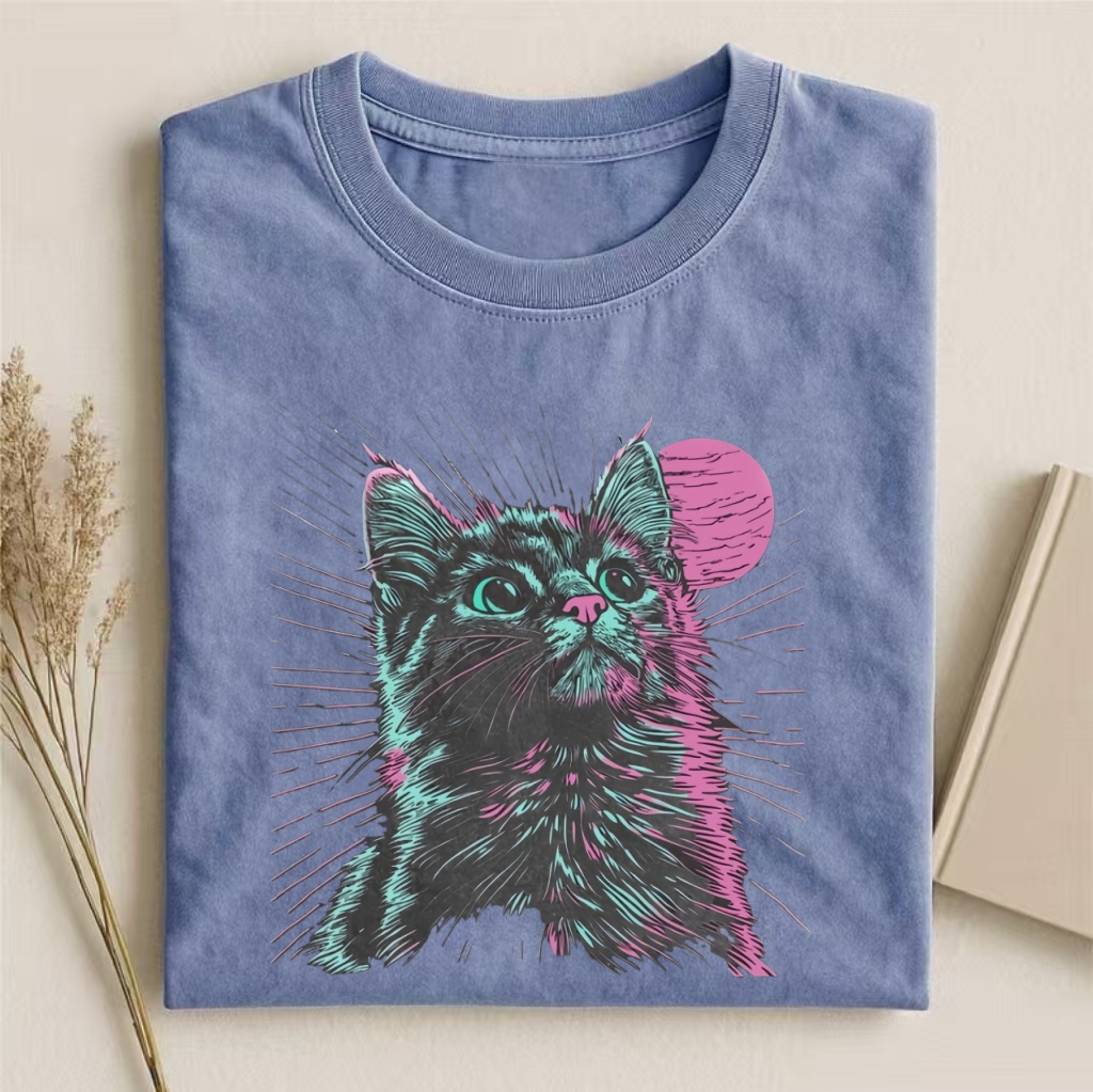 Psychedelic Cat T-shirt