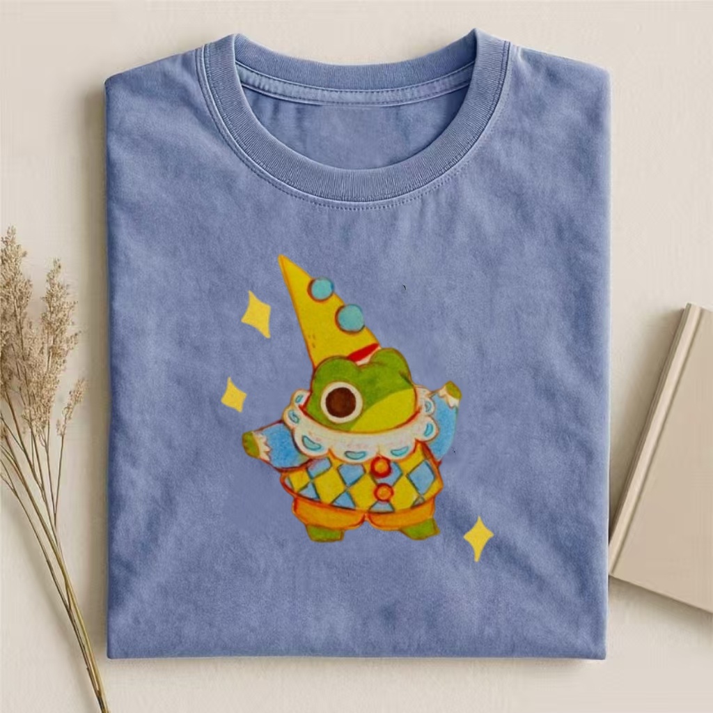 Clown Frog Cropped T-shirt