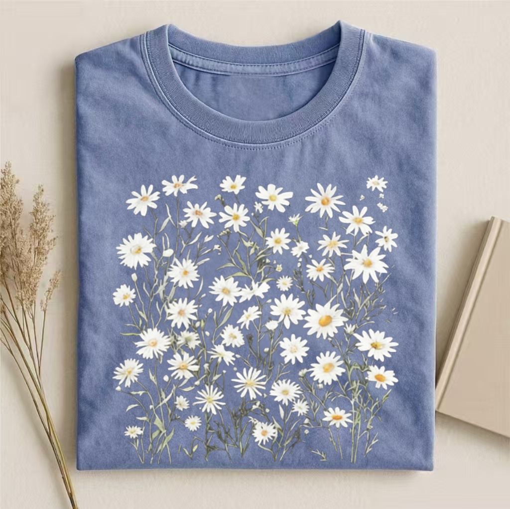Daisy Field Vintage Botanical T-shirt