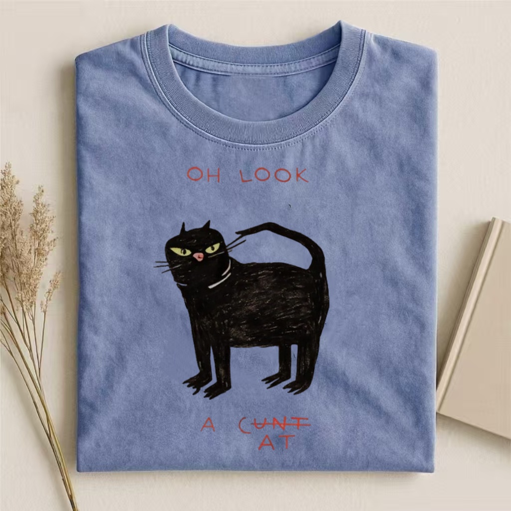 Oh Look Cat Graphic T-shirt