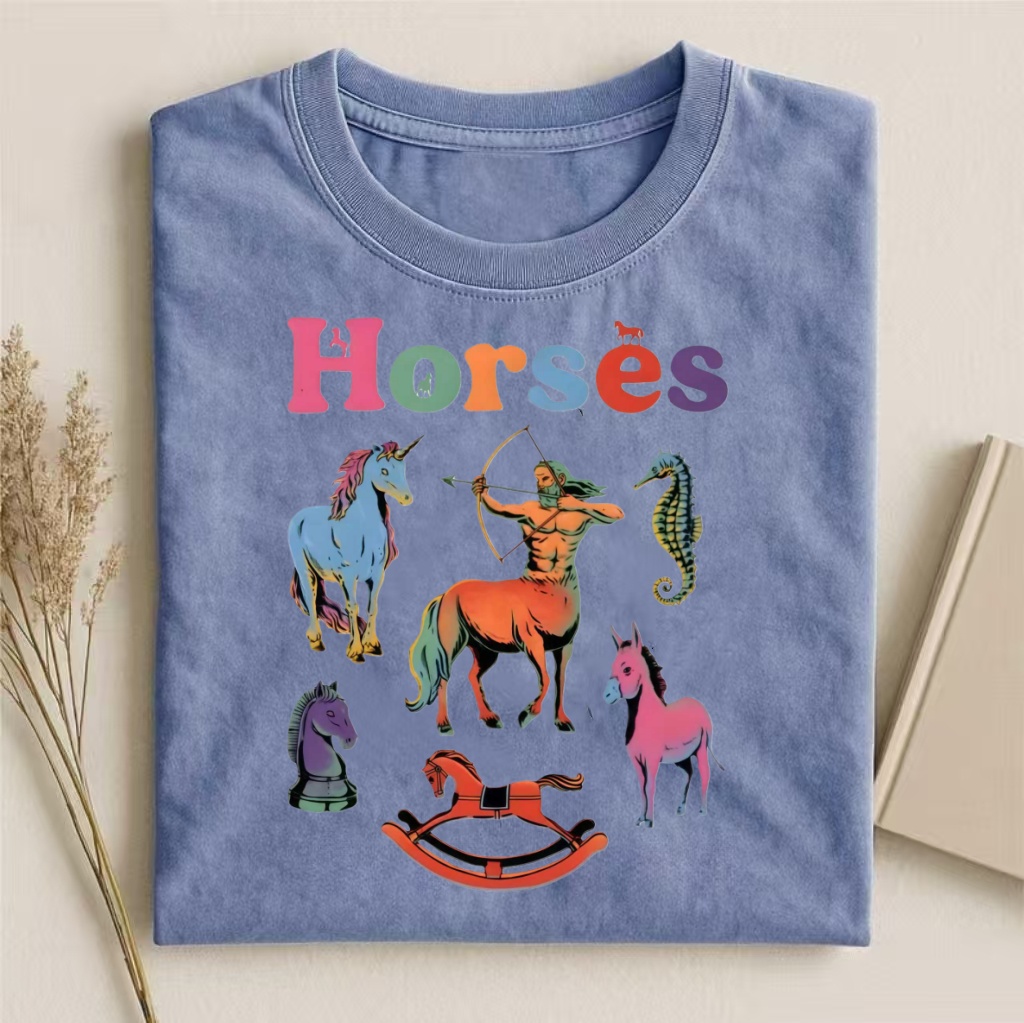 "Horses" Funny Pun Graphic T-shirt