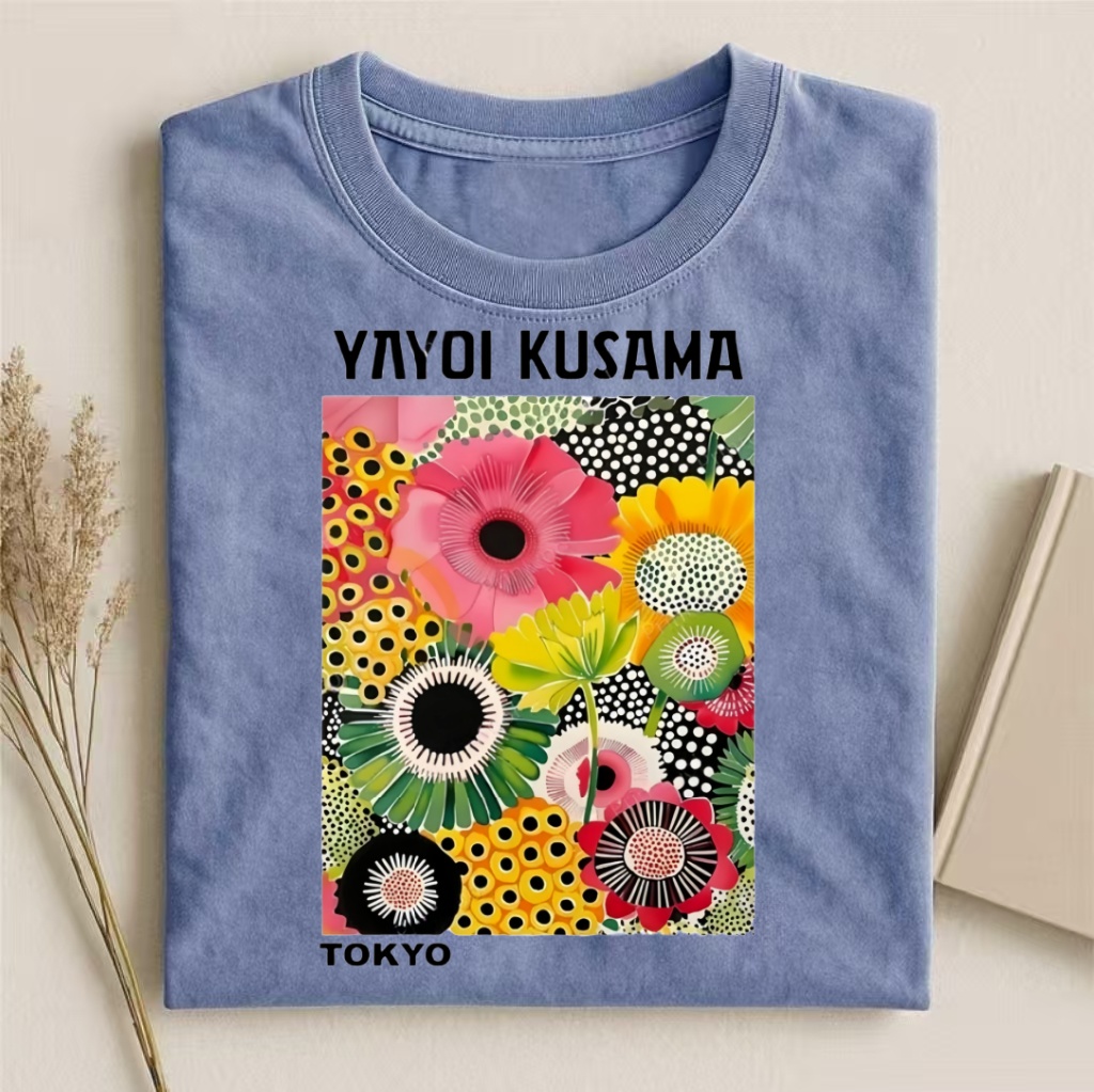 Yayoi Kusama Tokyo Floral Art T-shirt