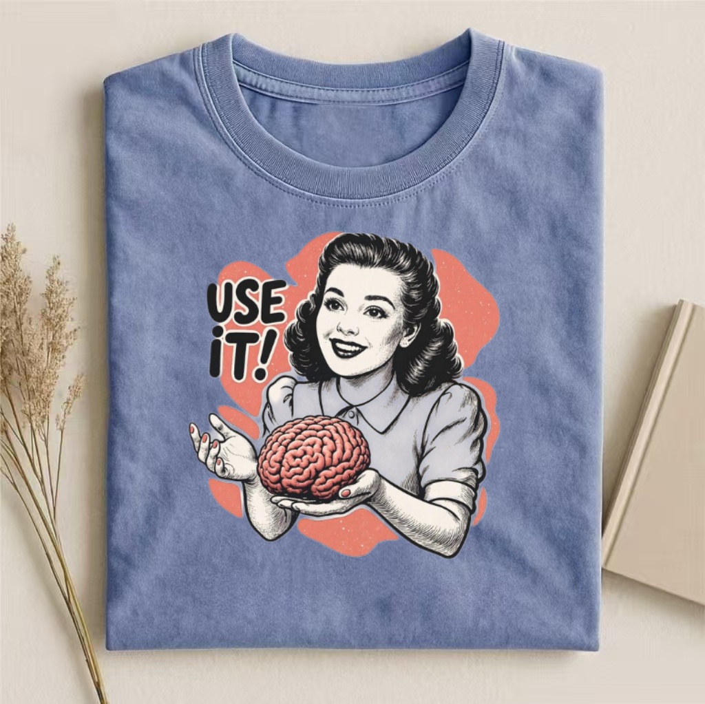 "Use It!" Retro Brain Art T-shirt